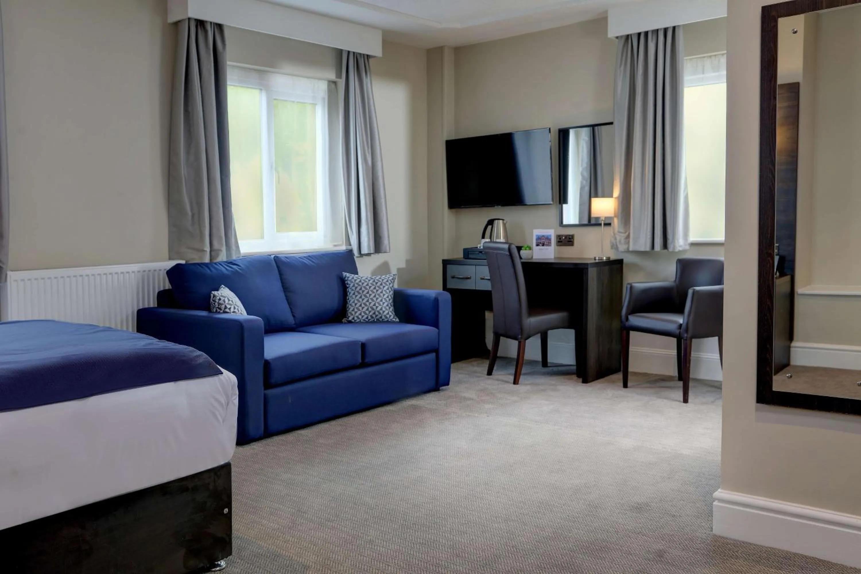 Bedroom in Trafford Hall Hotel Manchester, Trademark Collection by Wyndham