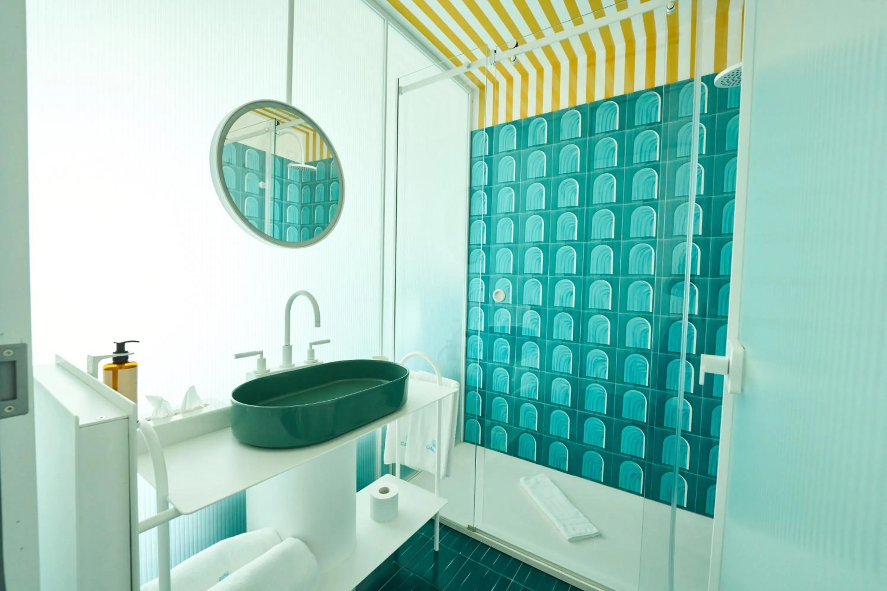 Shower in CALEA Boutique Hotel