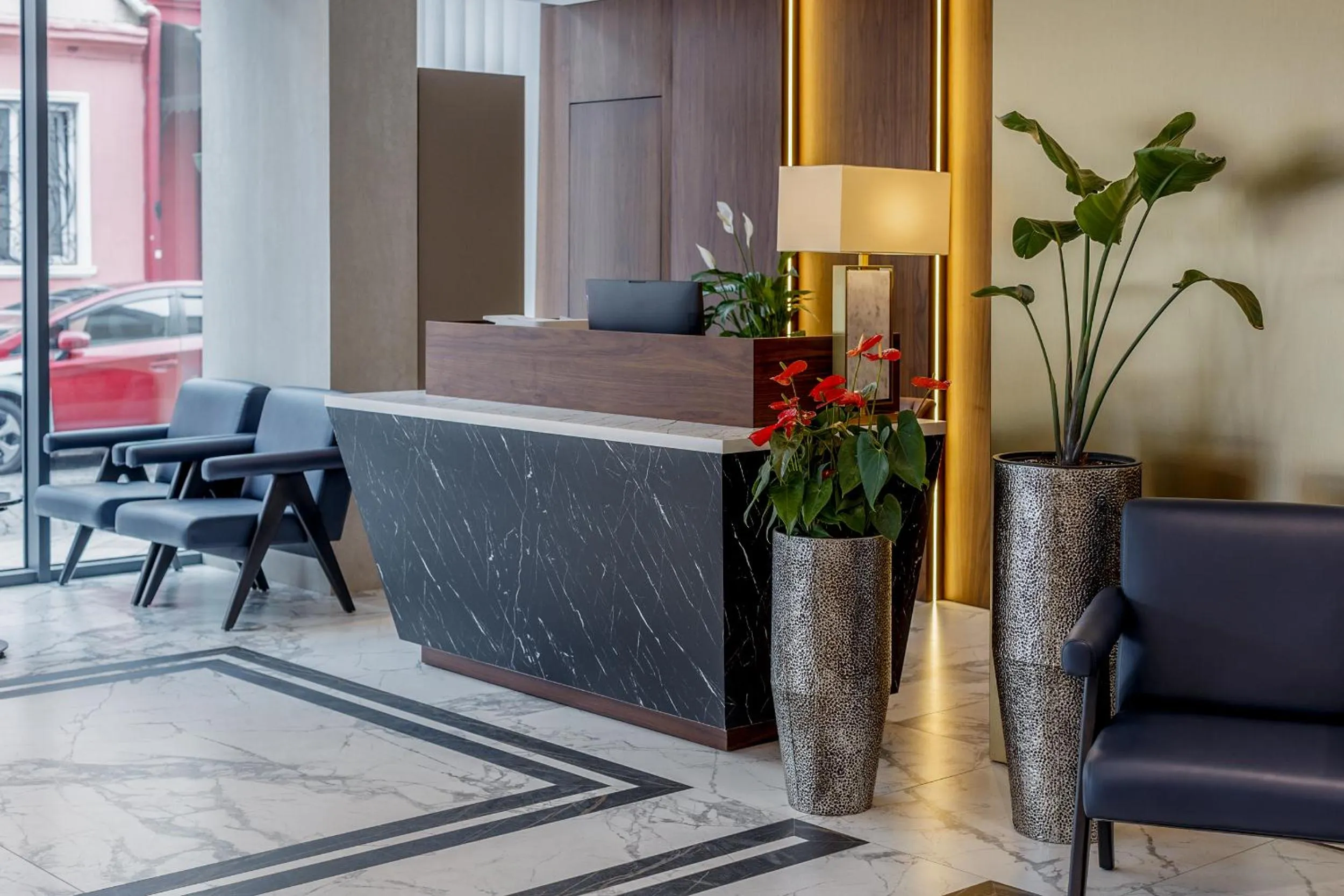 Lobby or reception in Piazza Epigraph