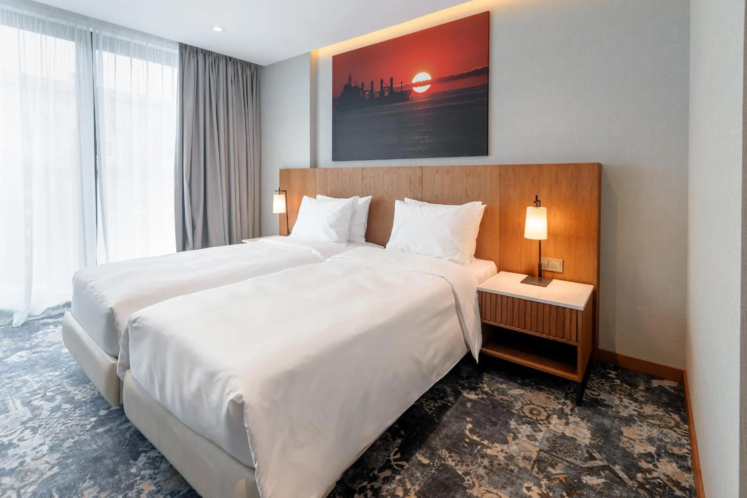 Photo of the whole room, Bed in Piazza Epigraph