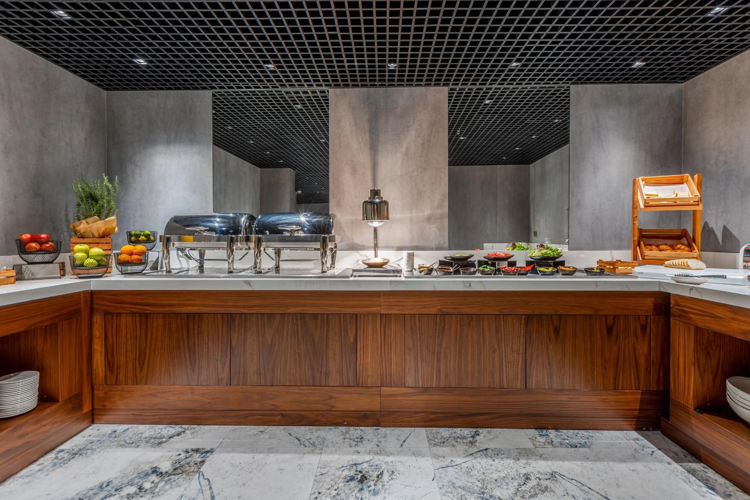 Buffet breakfast in Piazza Epigraph