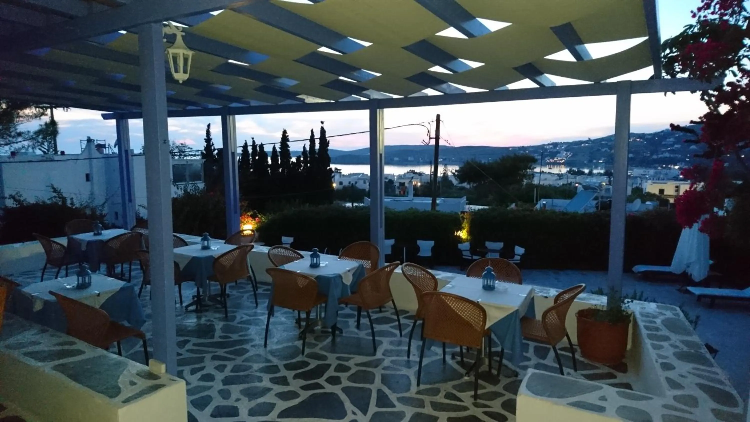 Patio in Panorama Paros