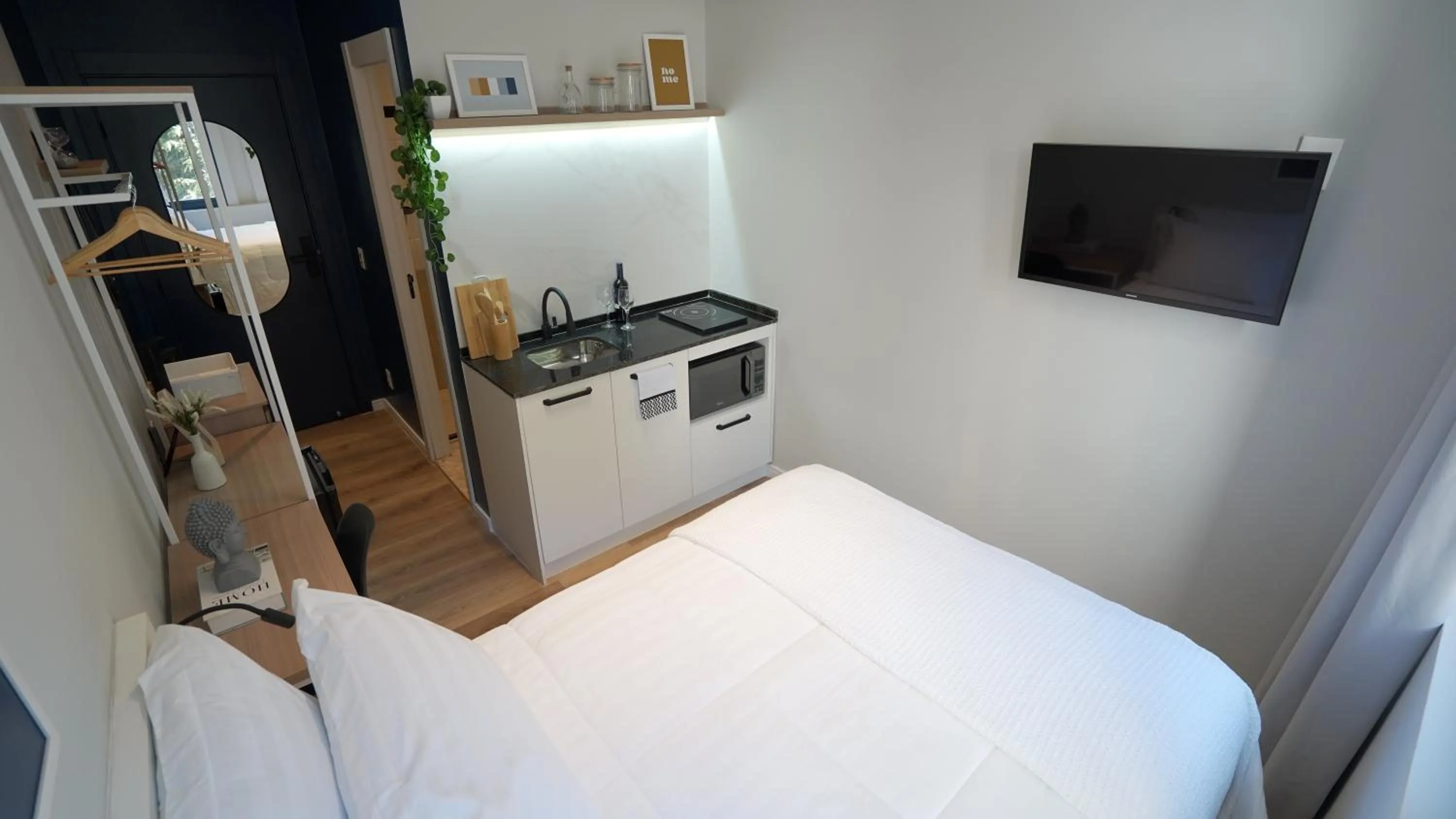 TV and multimedia, Bed in Apê Av Paulista Haddock Lobo