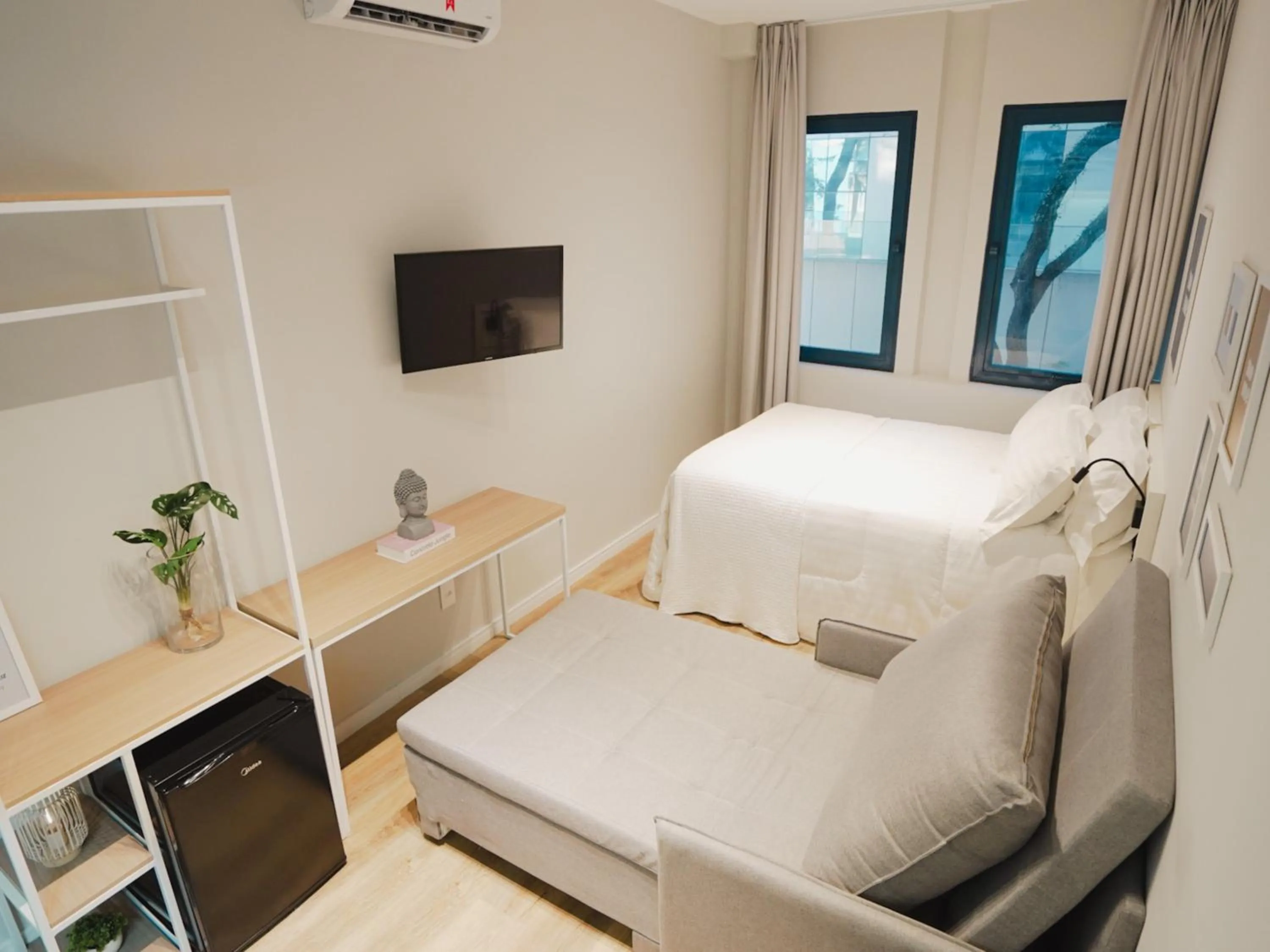 Bed in Apê Av Paulista Haddock Lobo