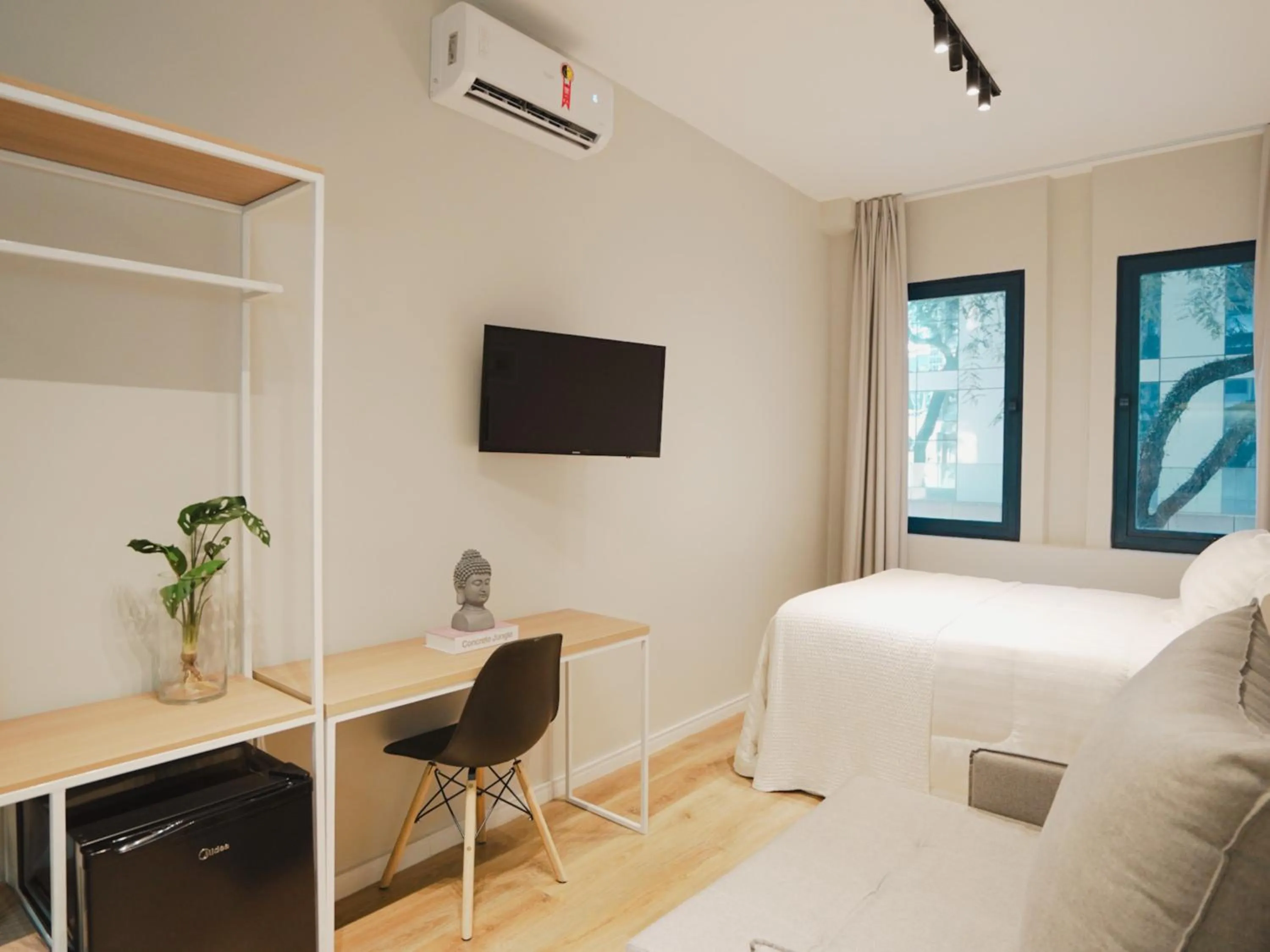 Bed in Apê Av Paulista Haddock Lobo