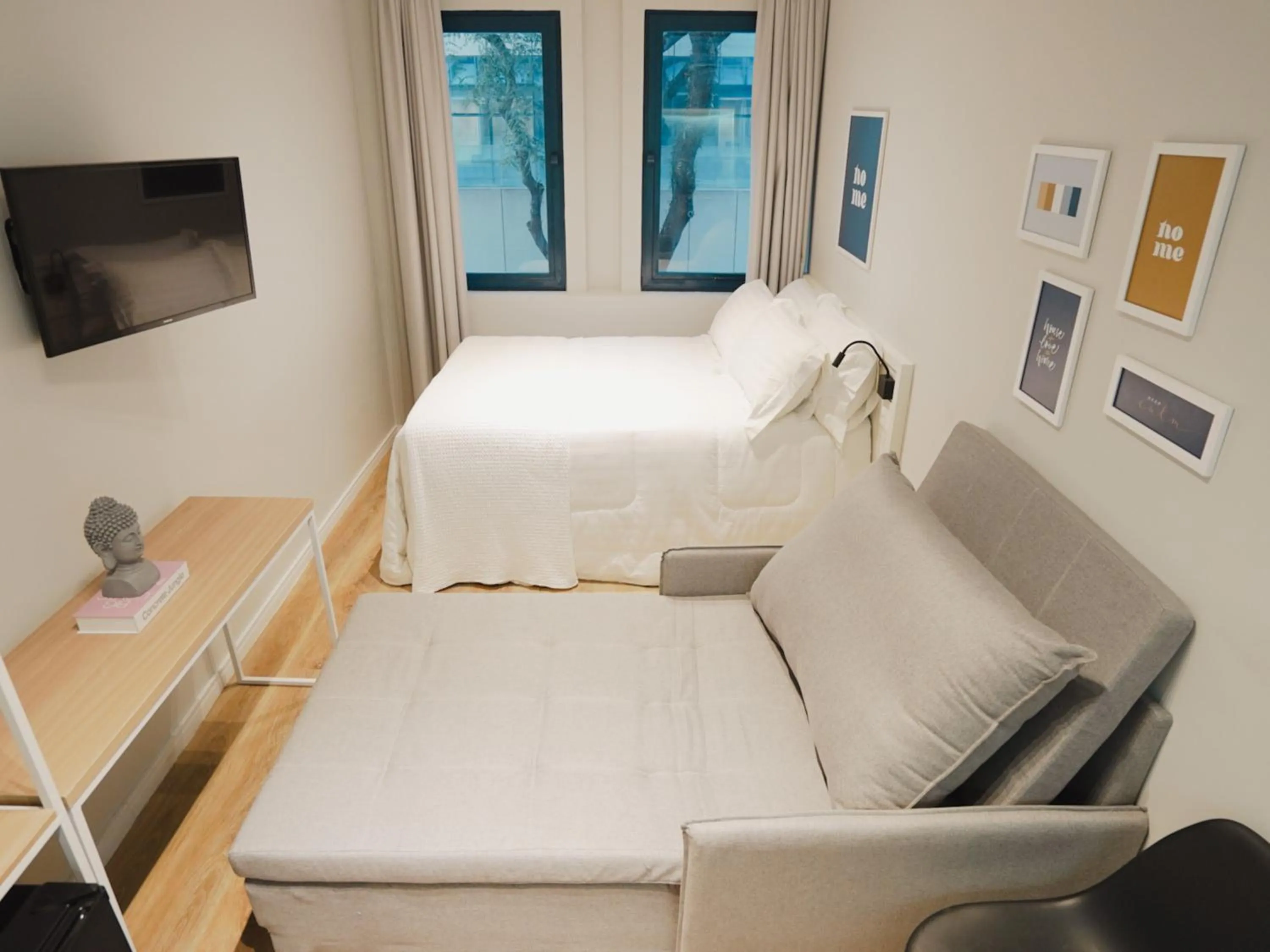 Bed in Apê Av Paulista Haddock Lobo