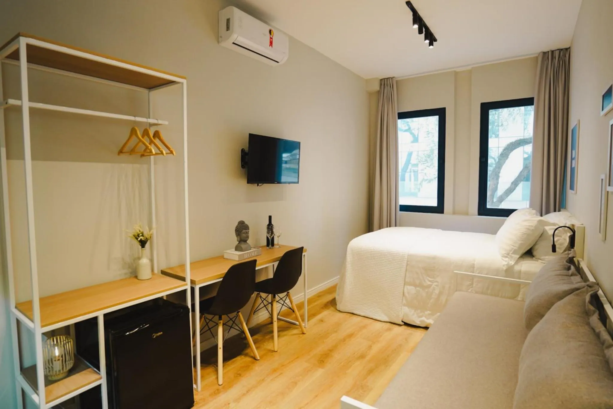 Bed in Apê Av Paulista Haddock Lobo