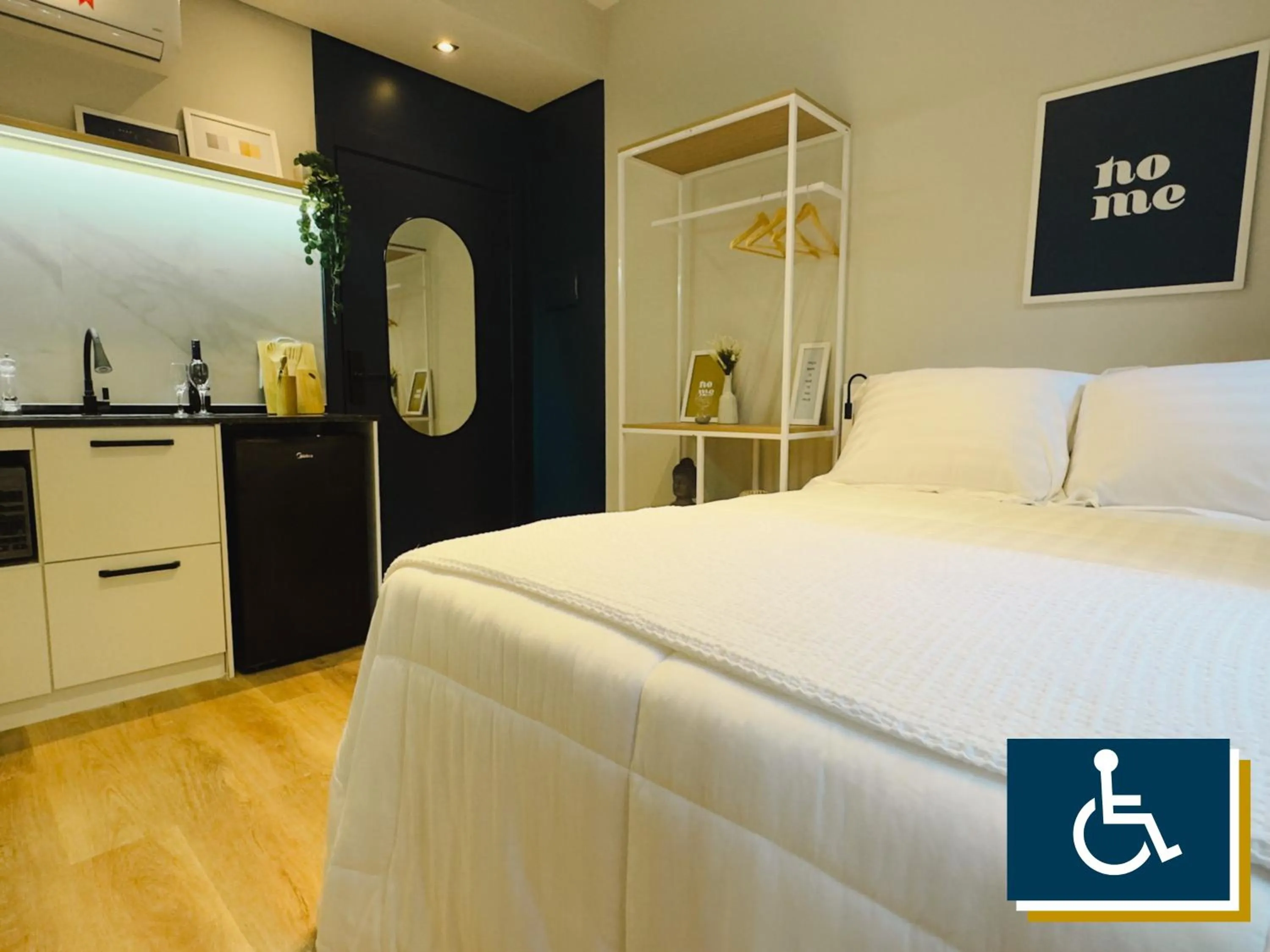 Photo of the whole room, Bed in Apê Av Paulista Haddock Lobo