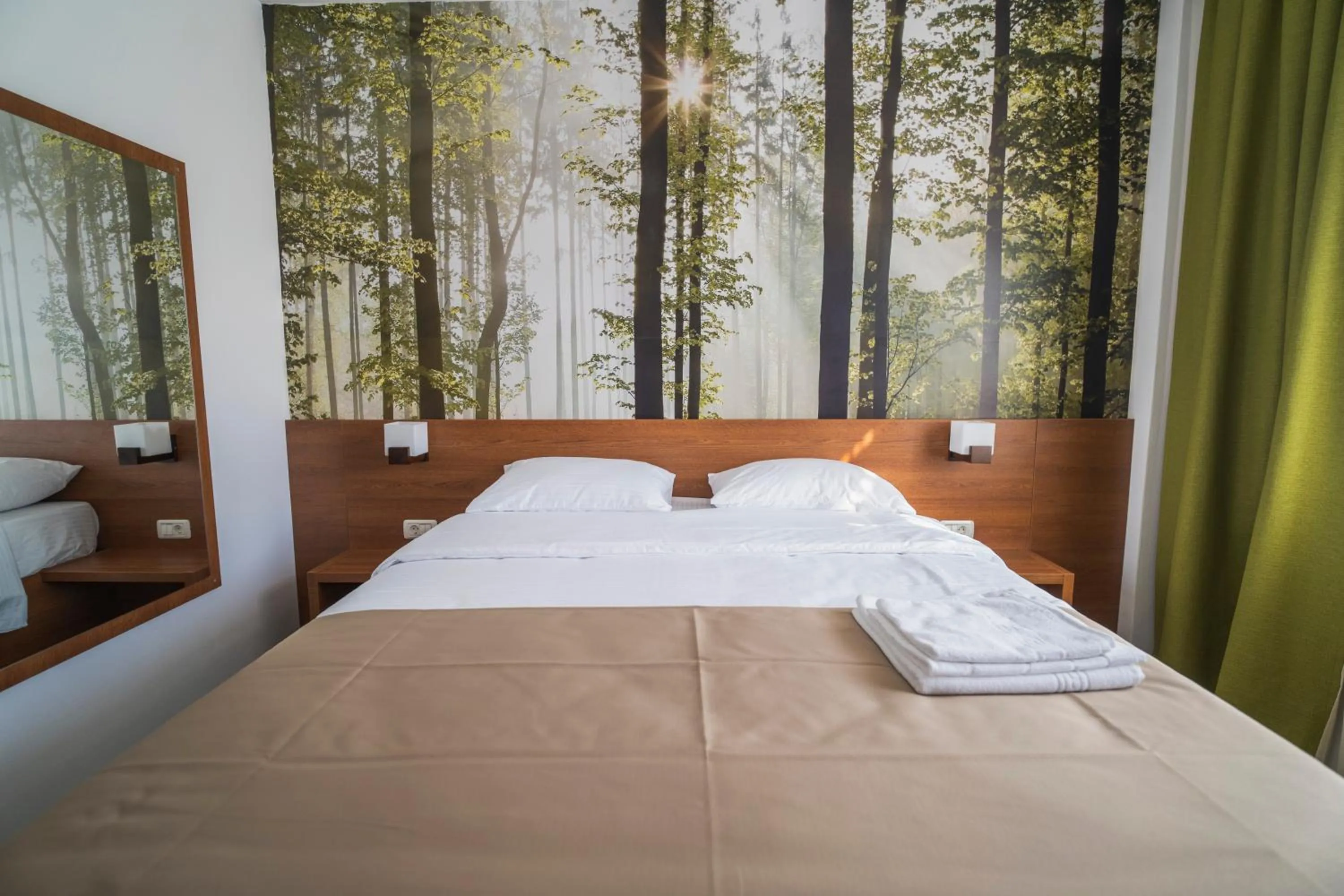 Bed in Hotel Comat Deva