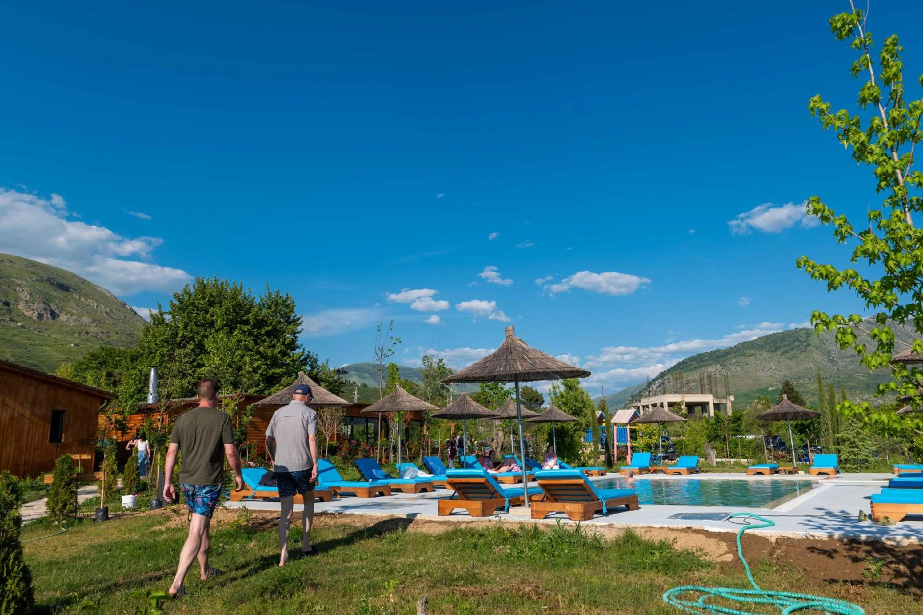 Swimming pool in Mesopotam Agrotourism Resort