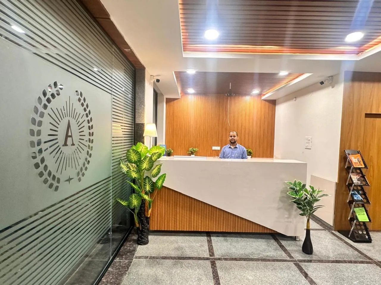 Lobby or reception in Hotel Aerotel Airport Zone,Shamshabad