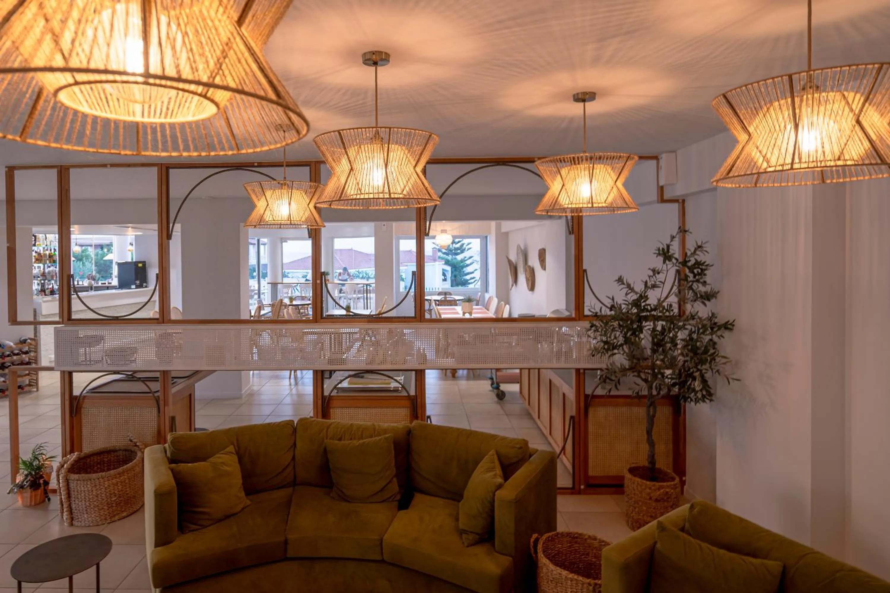 Seating area in Arkadia Hotel