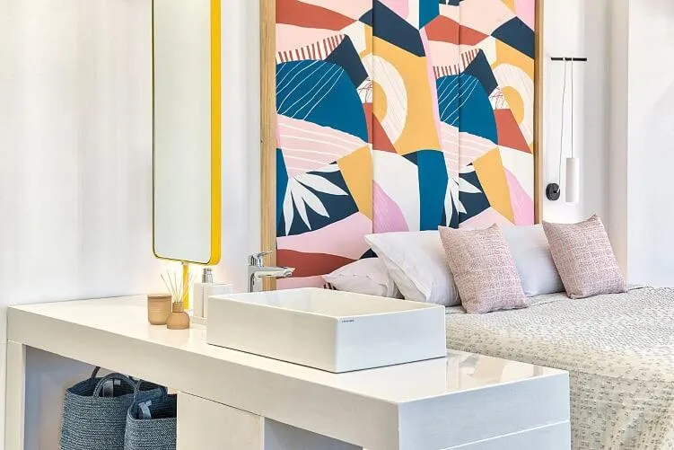 Photo of the whole room, Bed in Arkadia Hotel