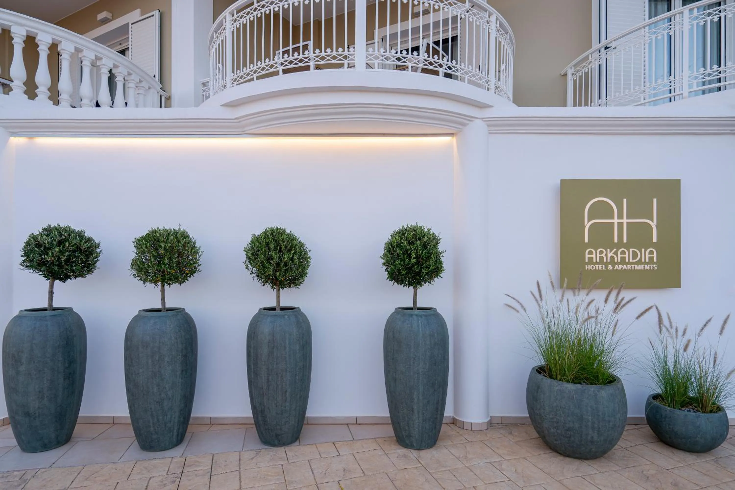 Property logo or sign in Arkadia Hotel