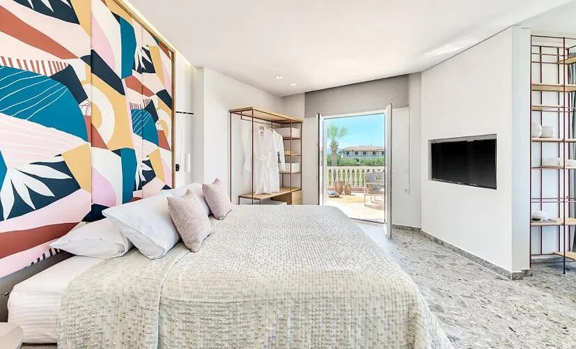 Bed in Arkadia Hotel