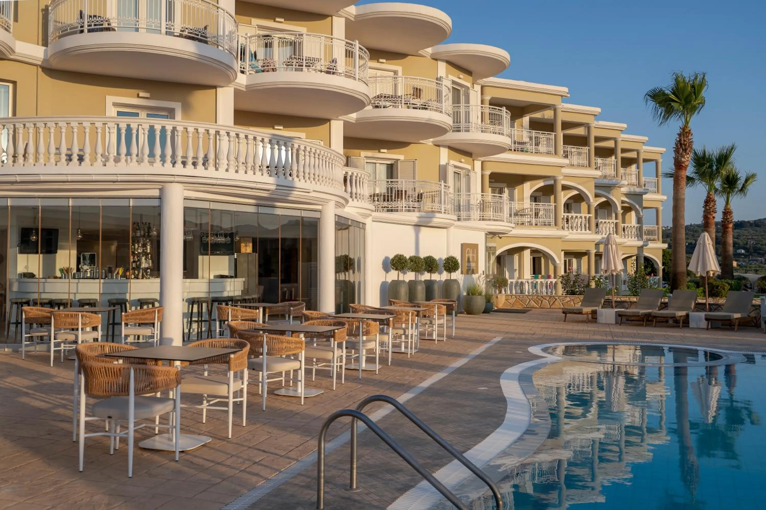 Patio in Arkadia Hotel