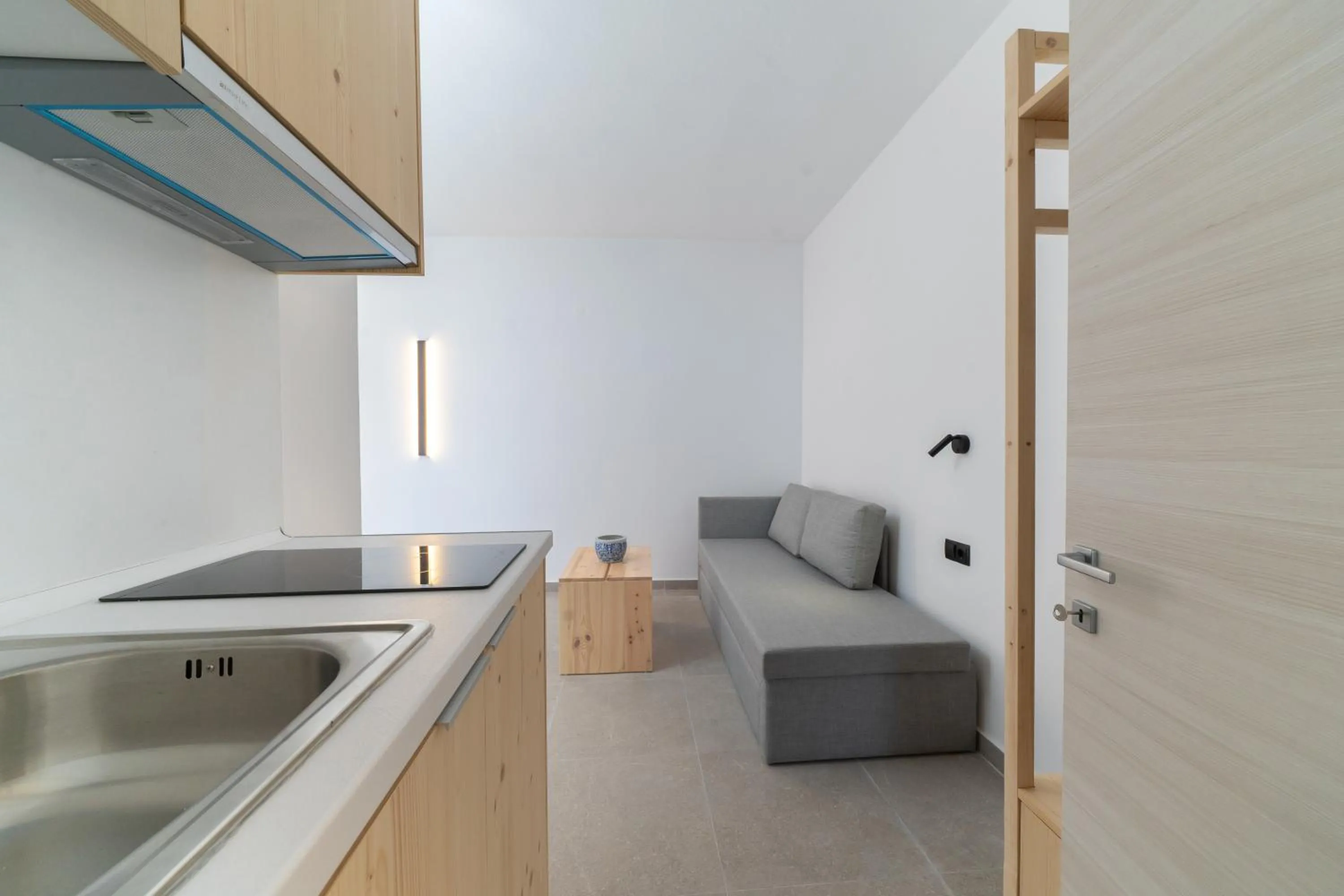 Kitchen or kitchenette in Emerial Deluxe Seaside Rooms