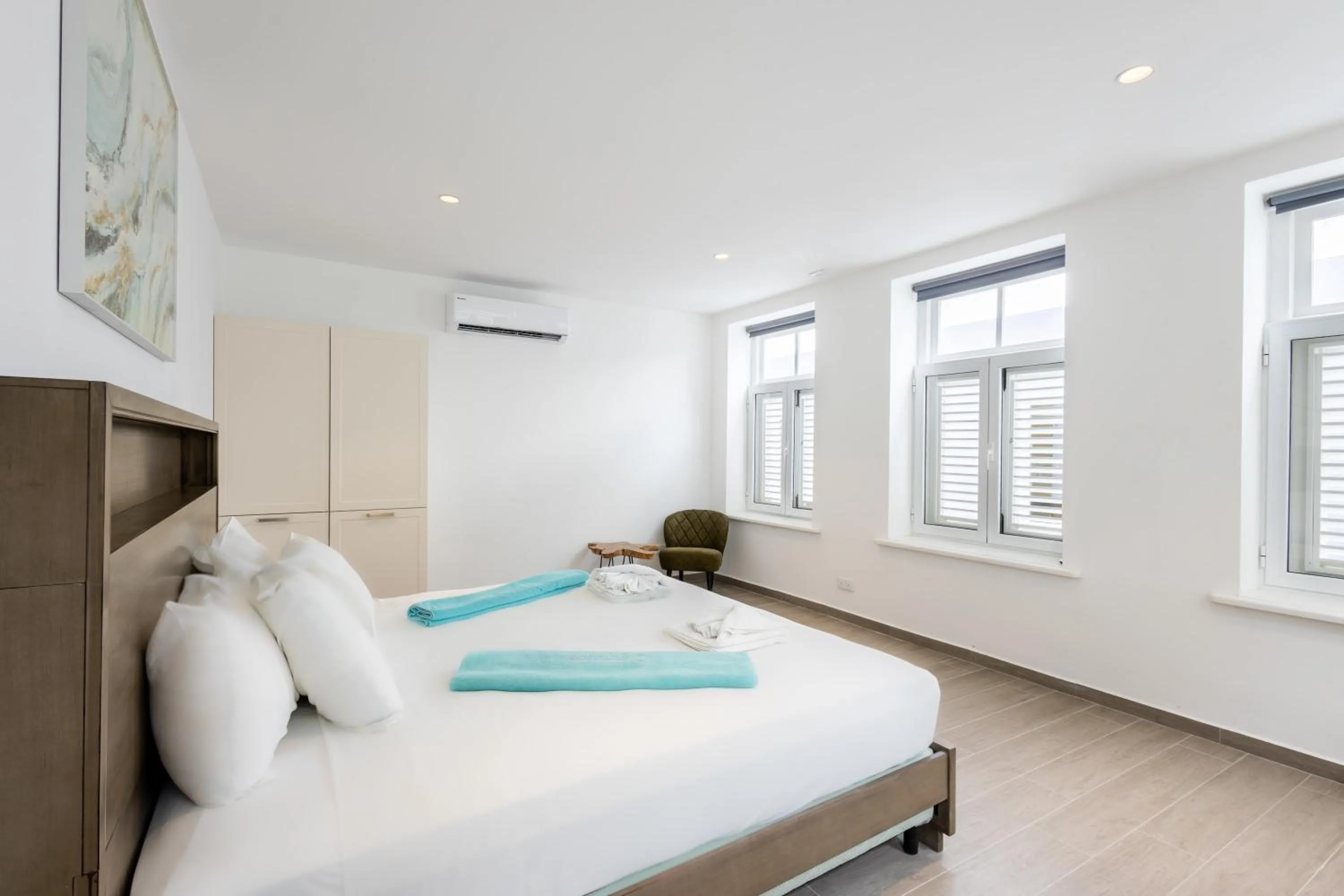 Bed in Willemstad Historic City Suites