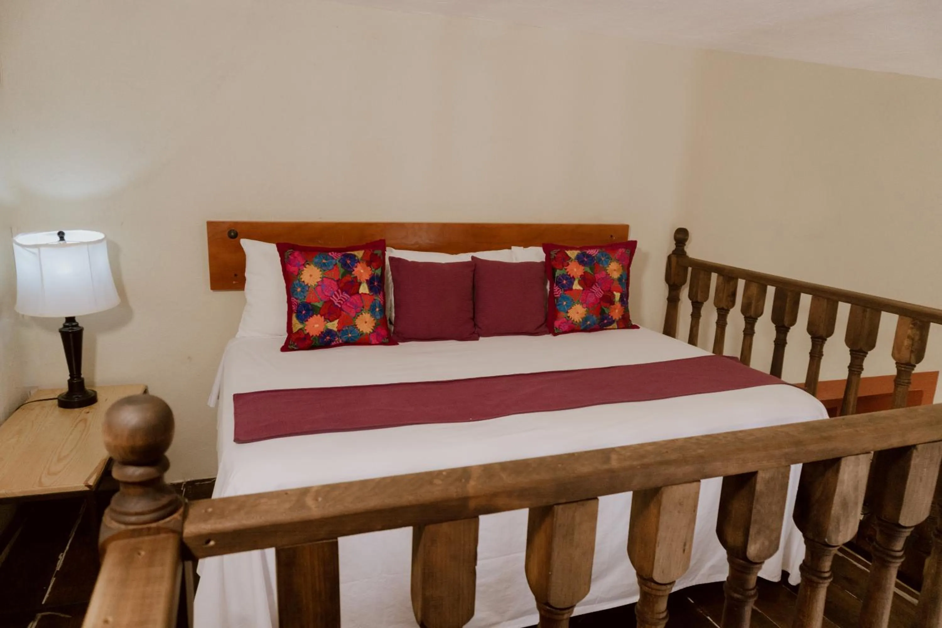 Bed in Hacienda San Nicolas de las Fuentes