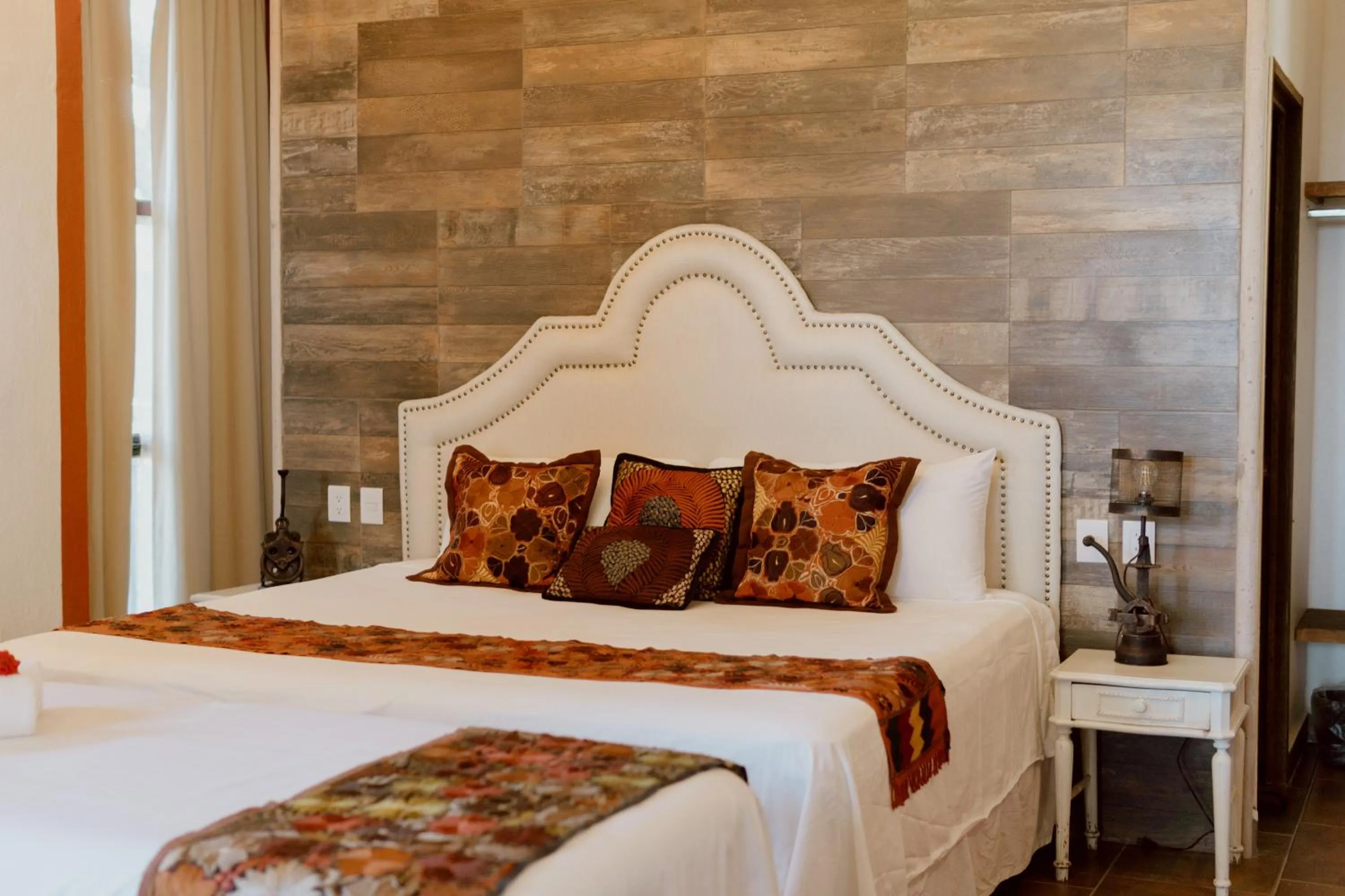 Bed in Hacienda San Nicolas de las Fuentes