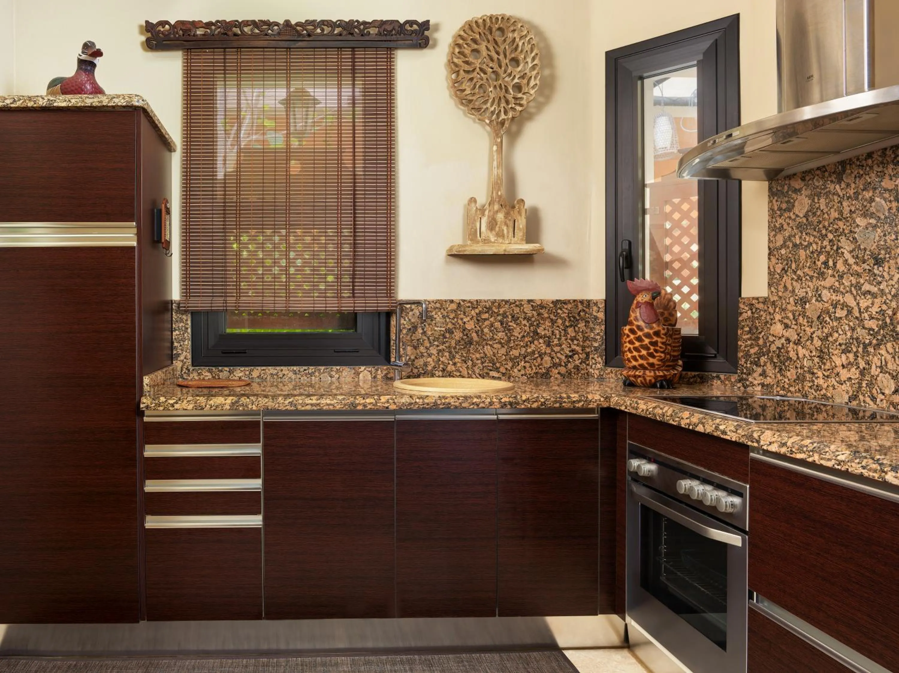 kitchen in Royal Garden Villas, Luxury Hotel
