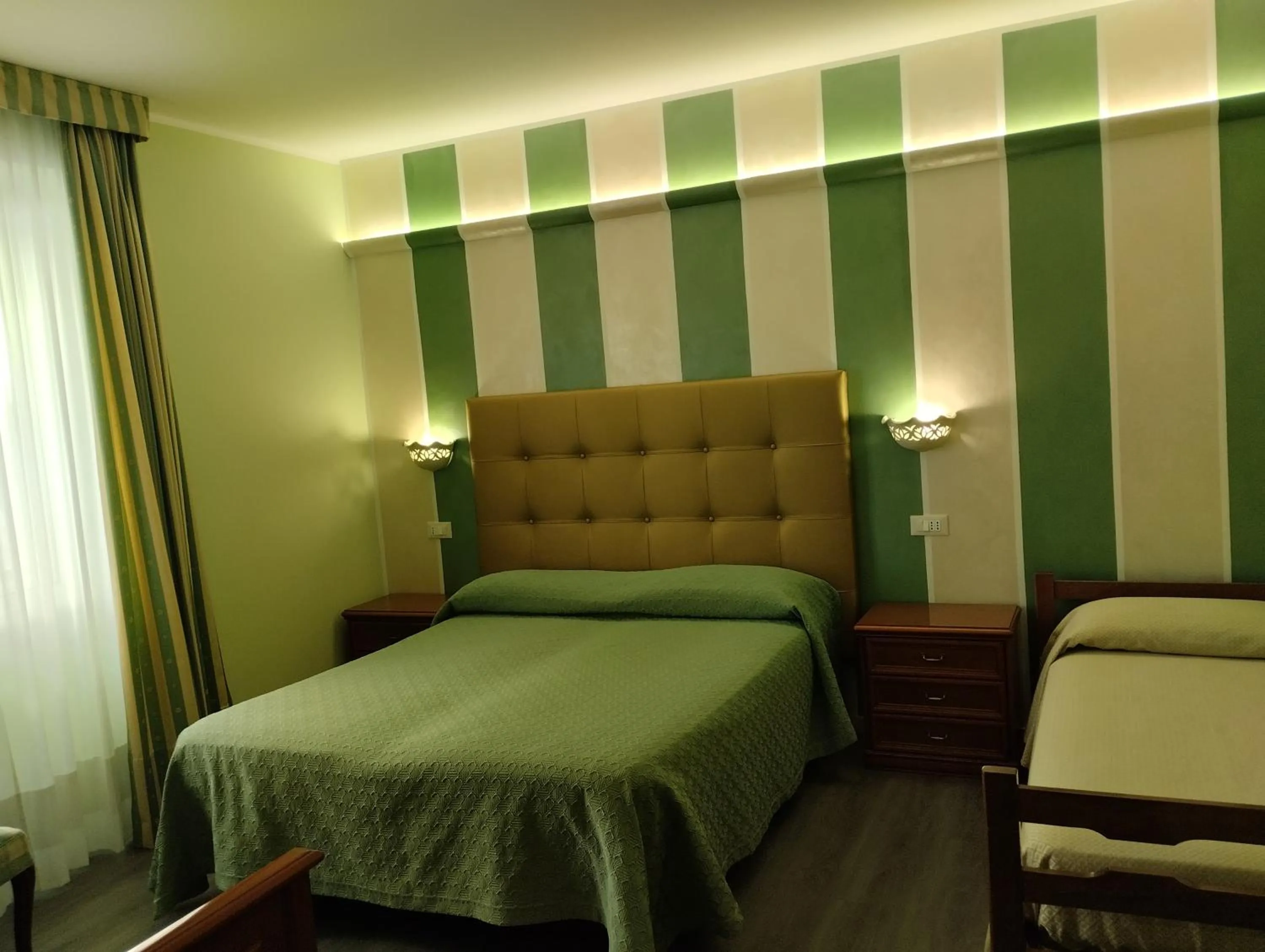 Bed in Hotel Tiffany