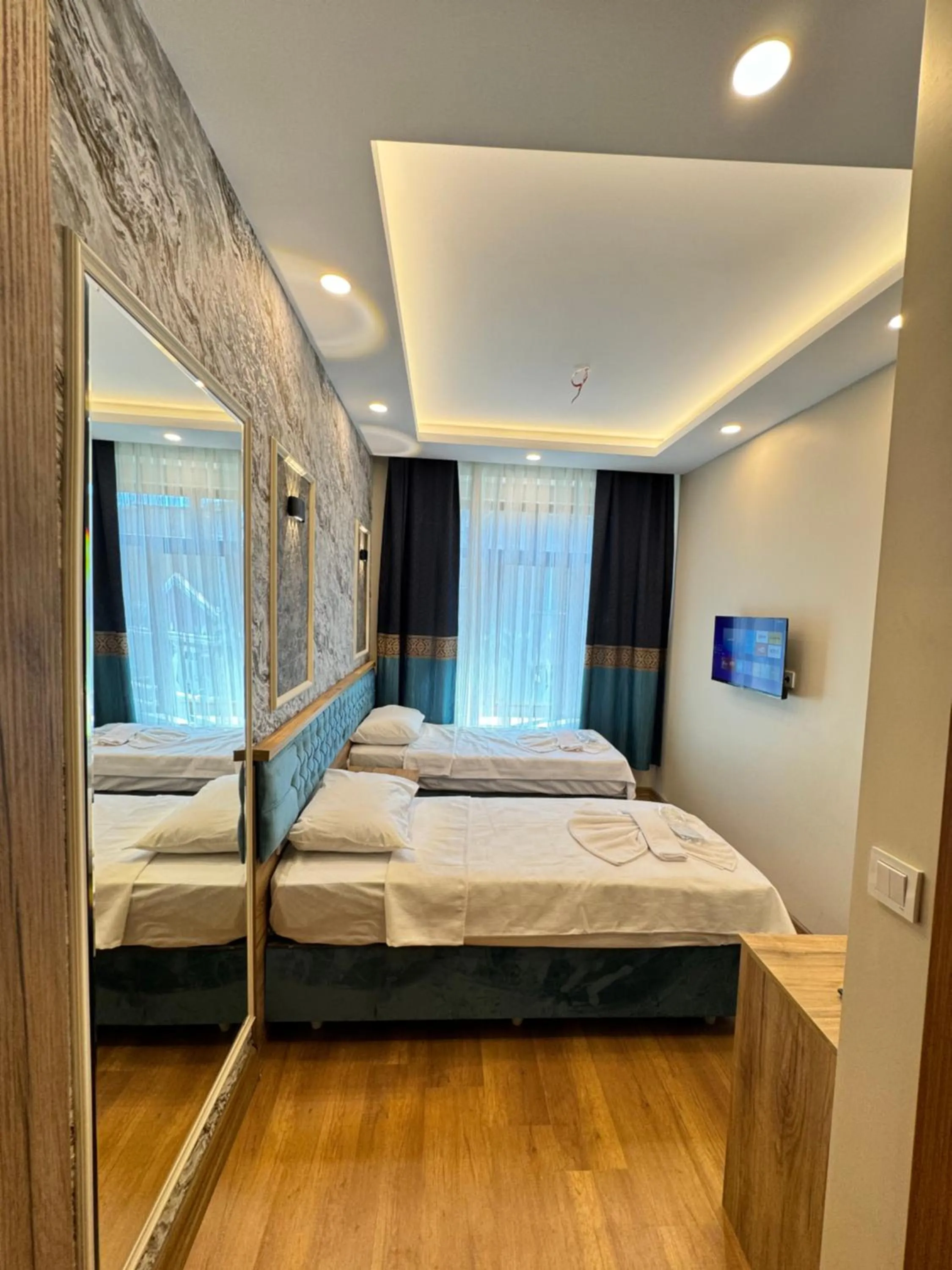 Bed in Riverside Hotel