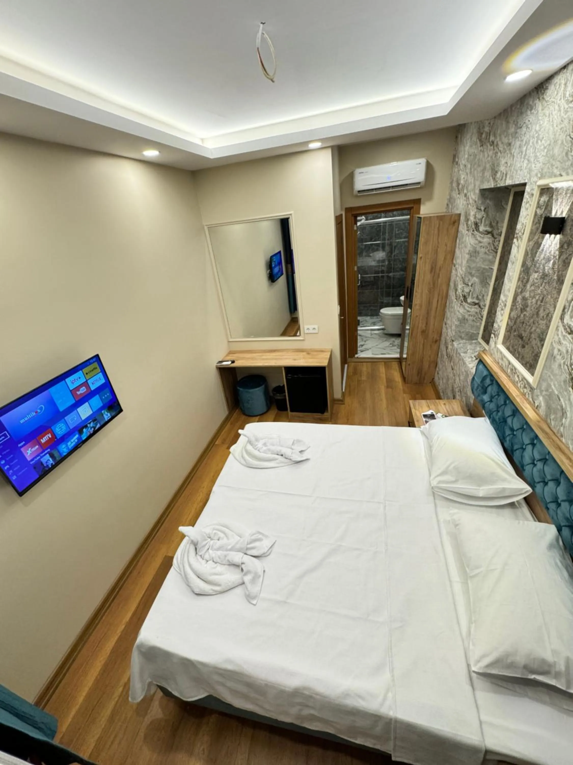 Bed in Riverside Hotel