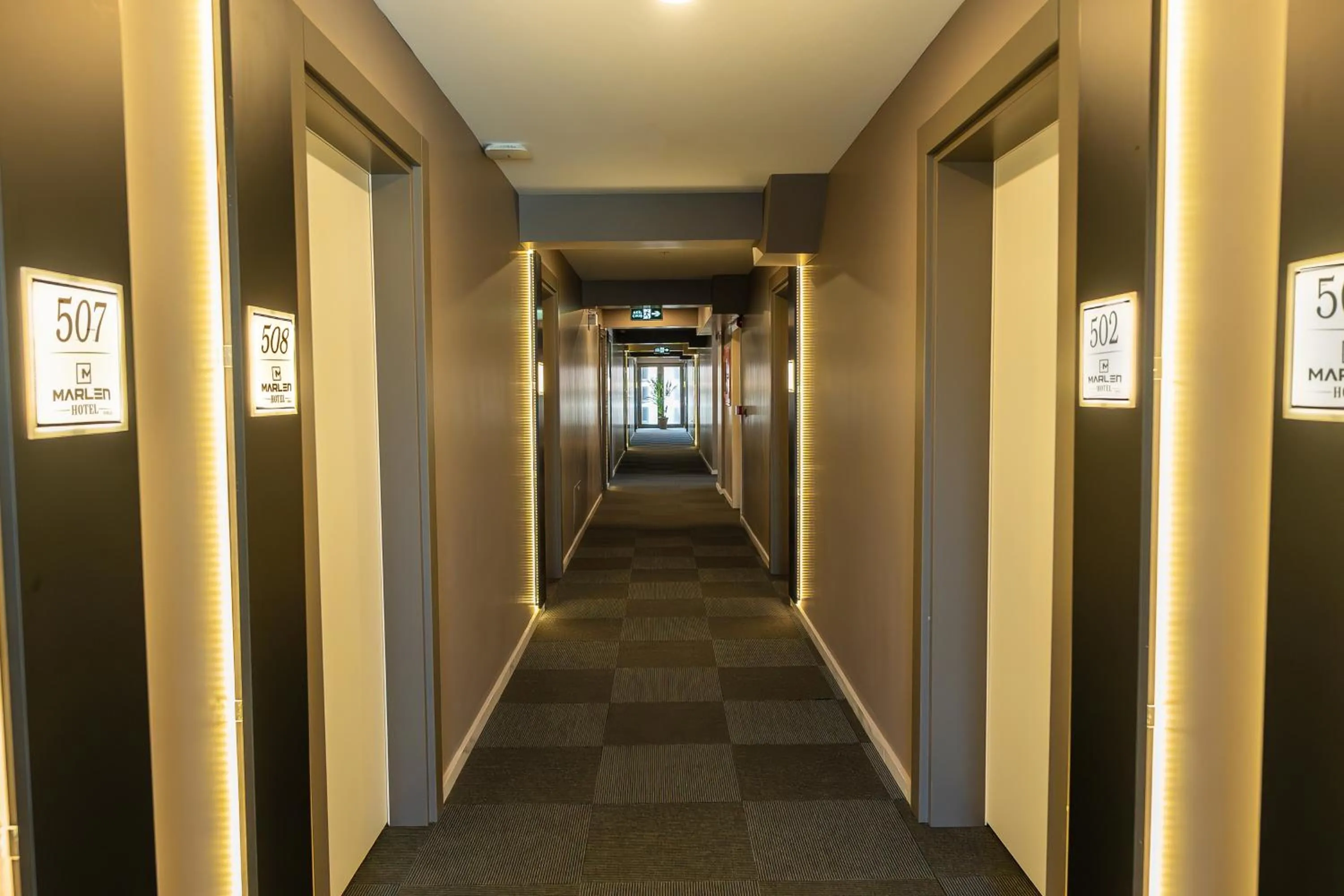 Floor plan in Marlen Hotel Denizli