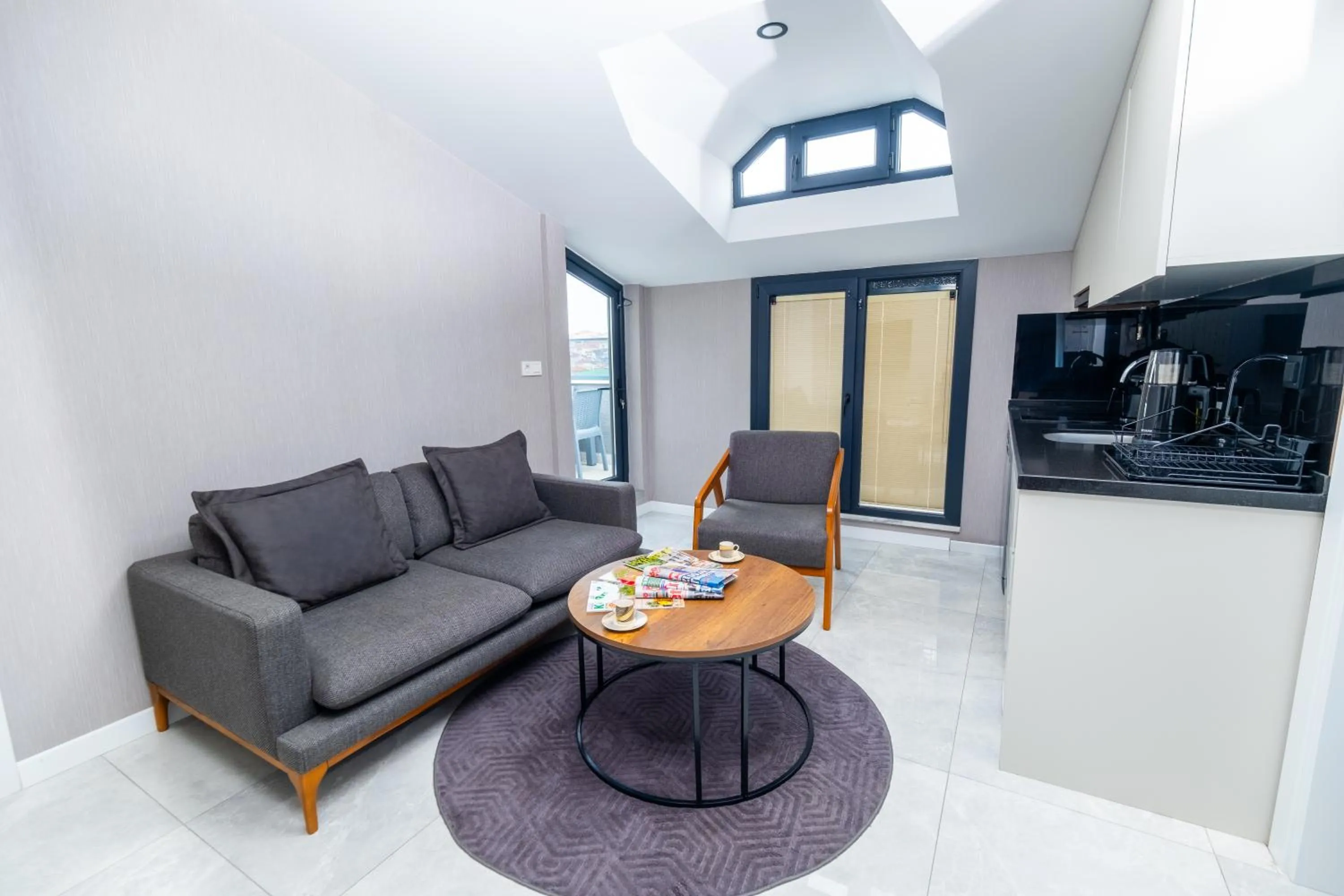 Seating area in Luxury Life Suites