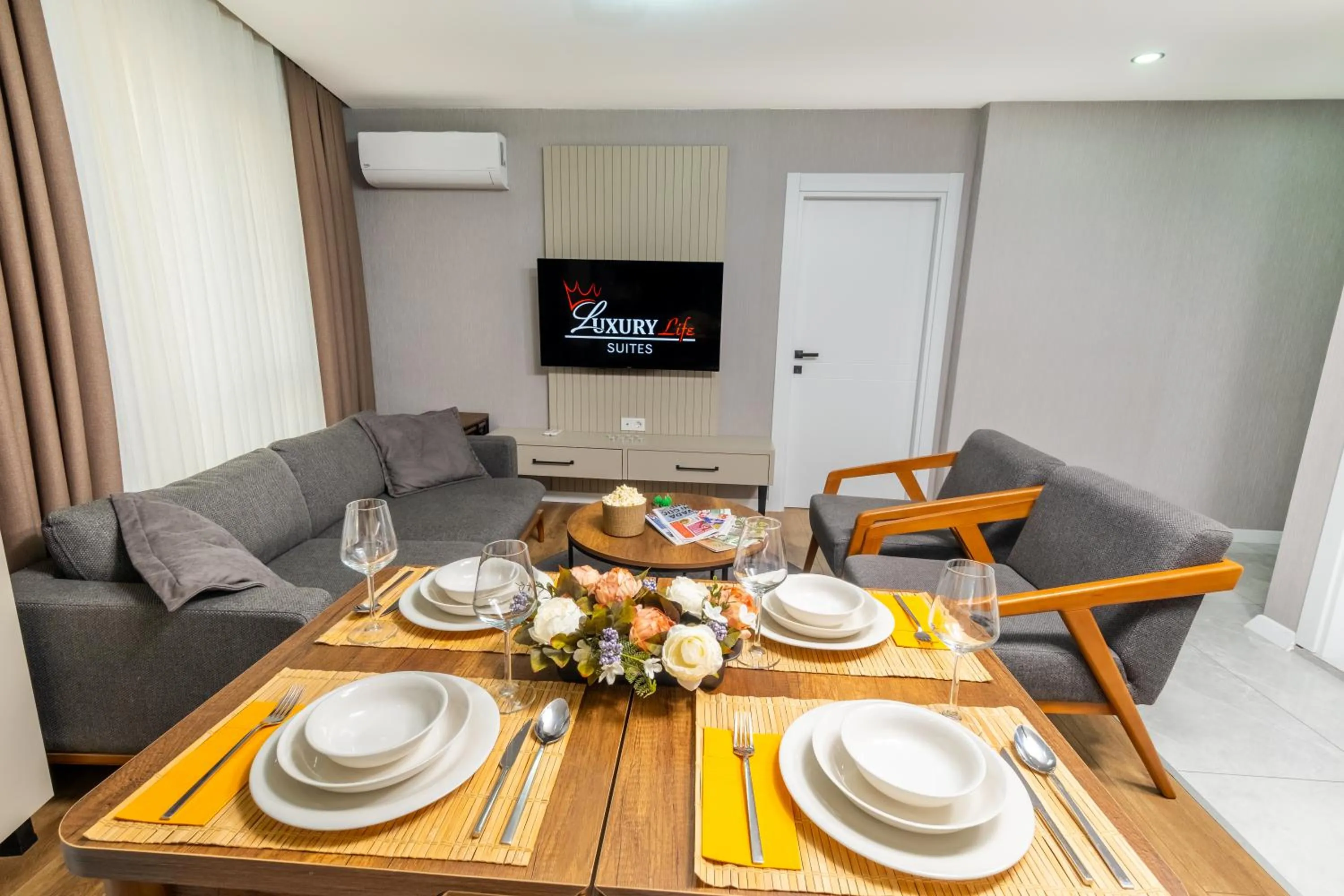 Dining area in Luxury Life Suites