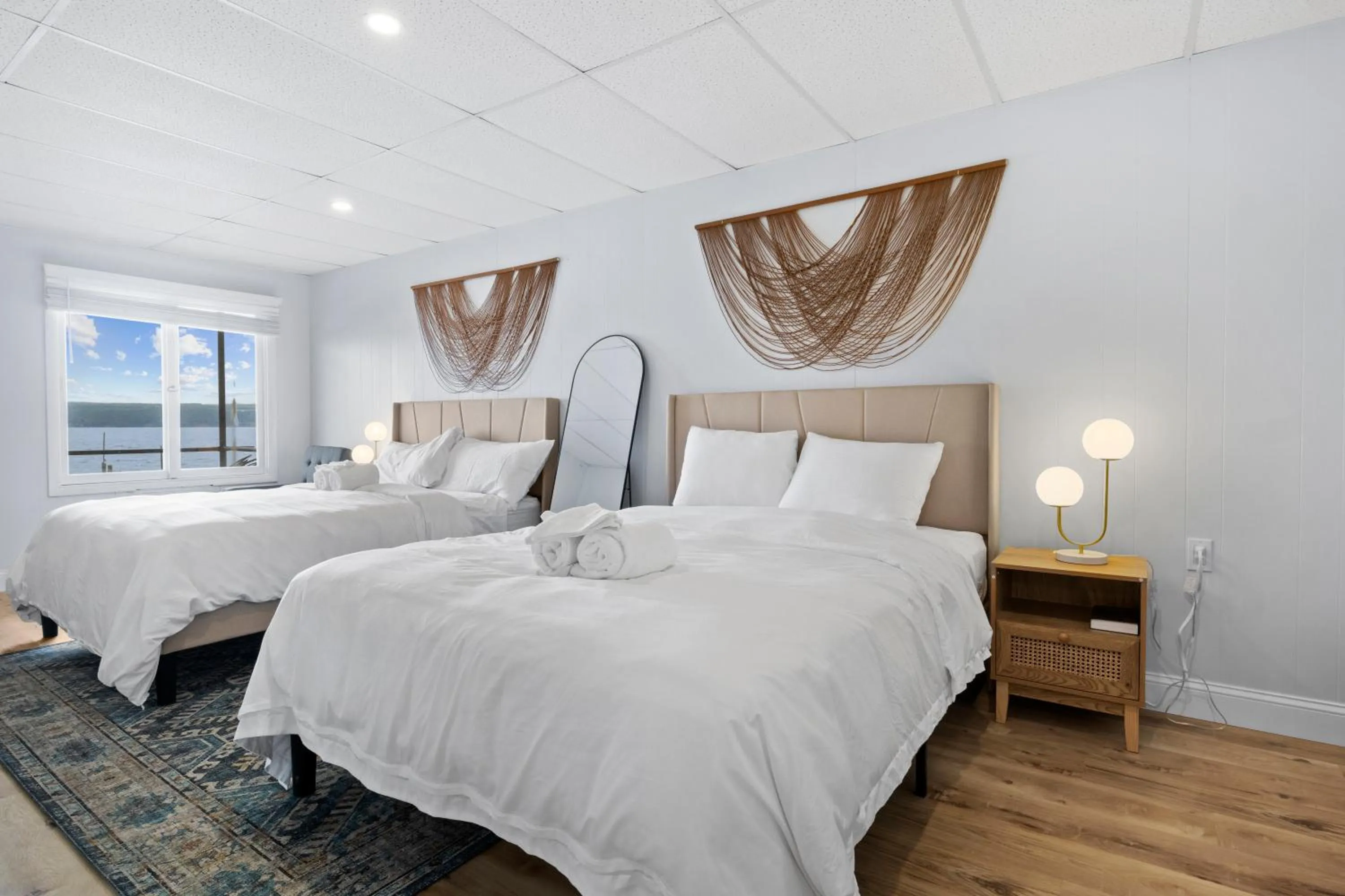 Bed in Showboat Hotel
