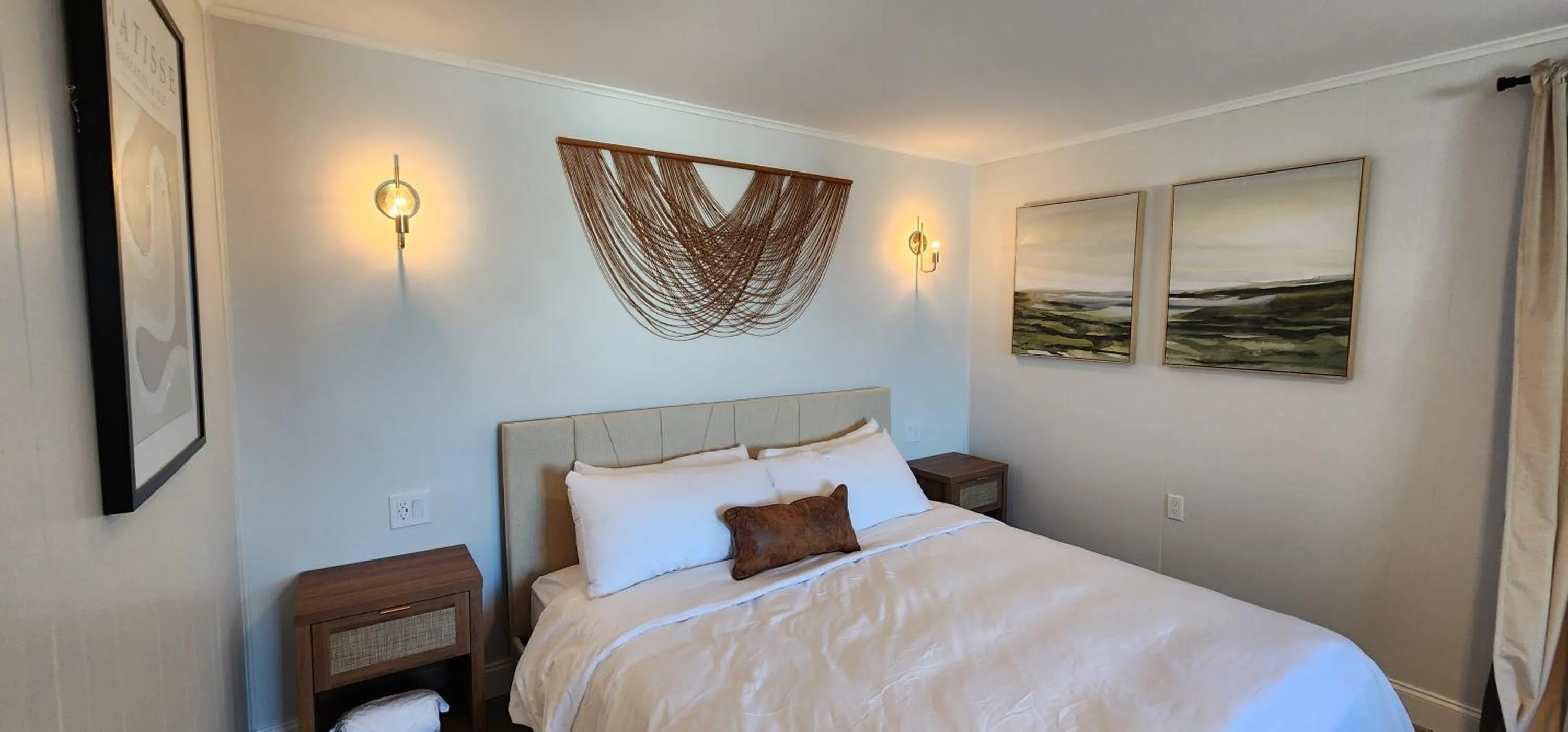 Bed in Showboat Hotel