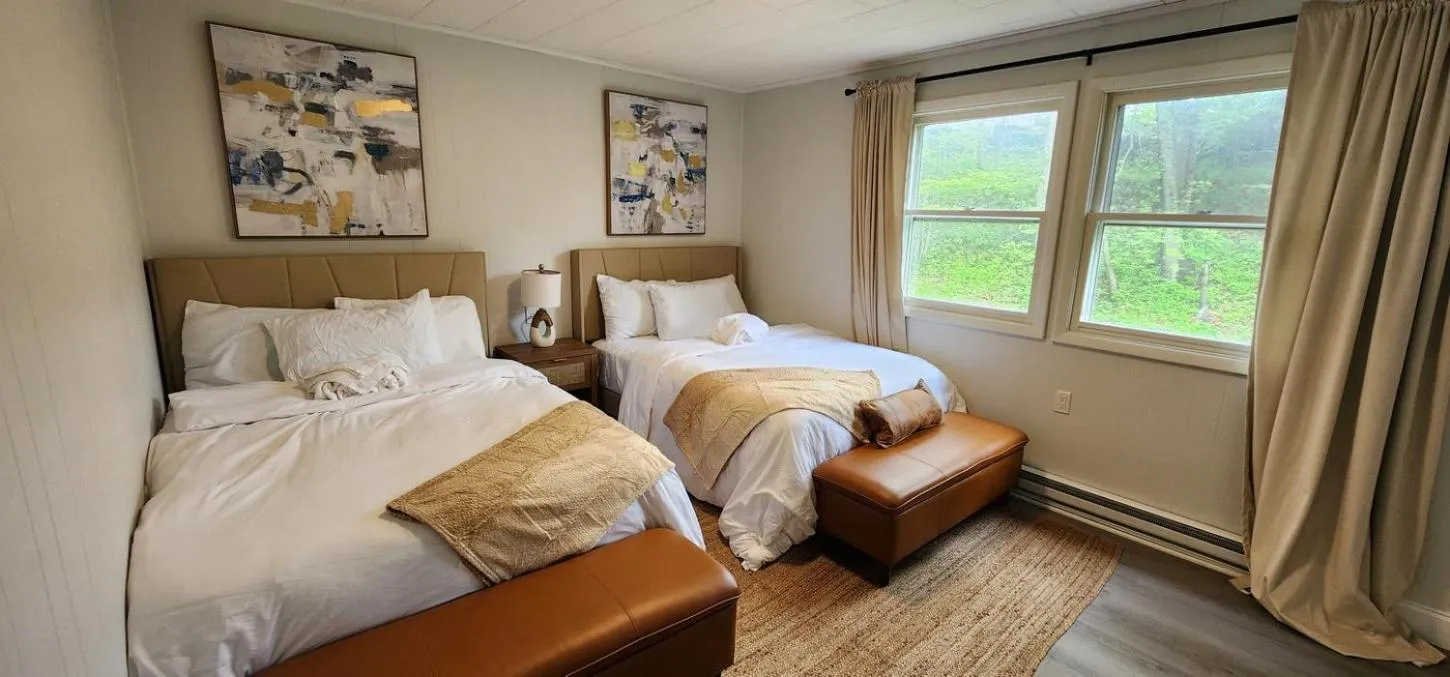 Bed in Showboat Hotel