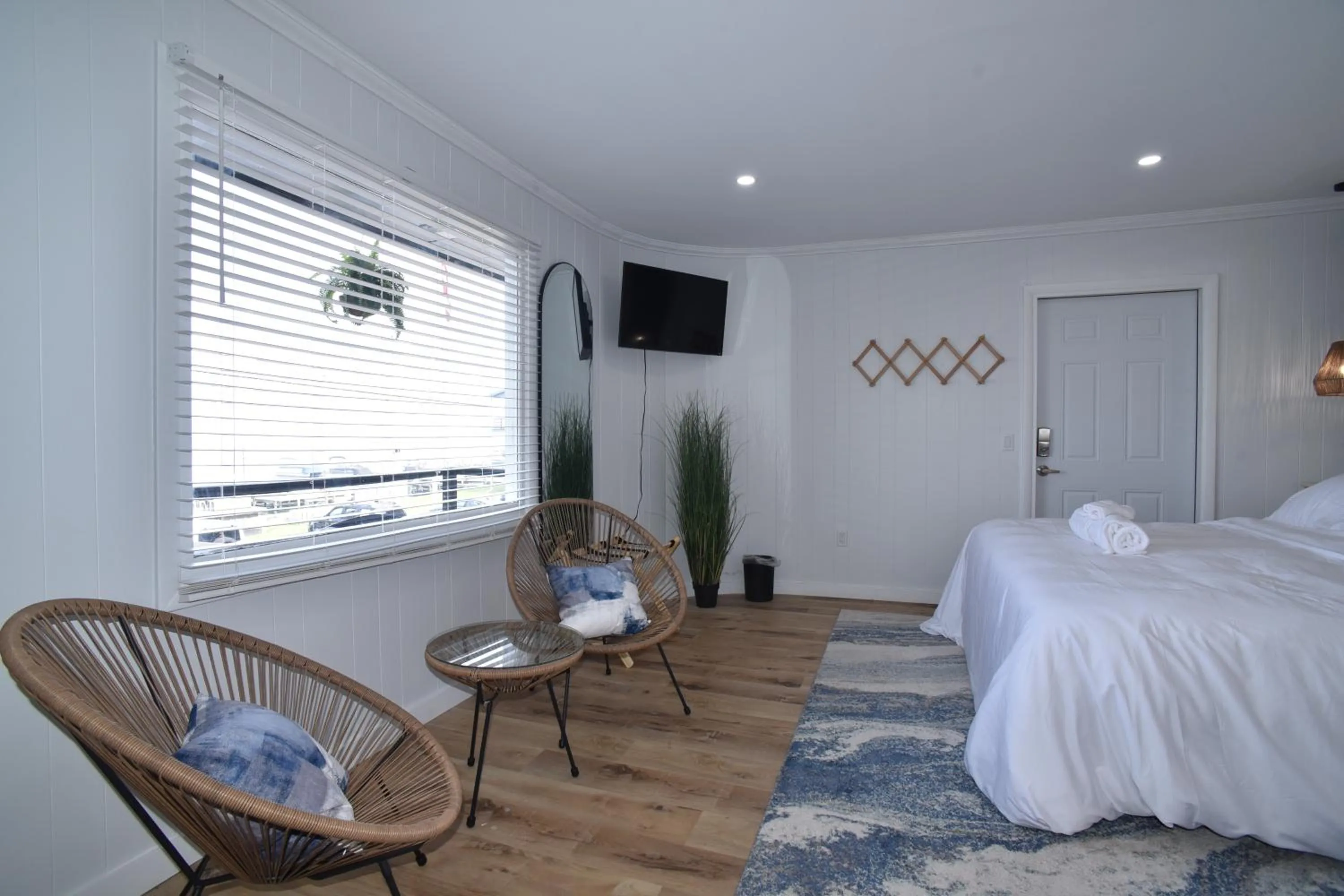 Bed in Showboat Hotel
