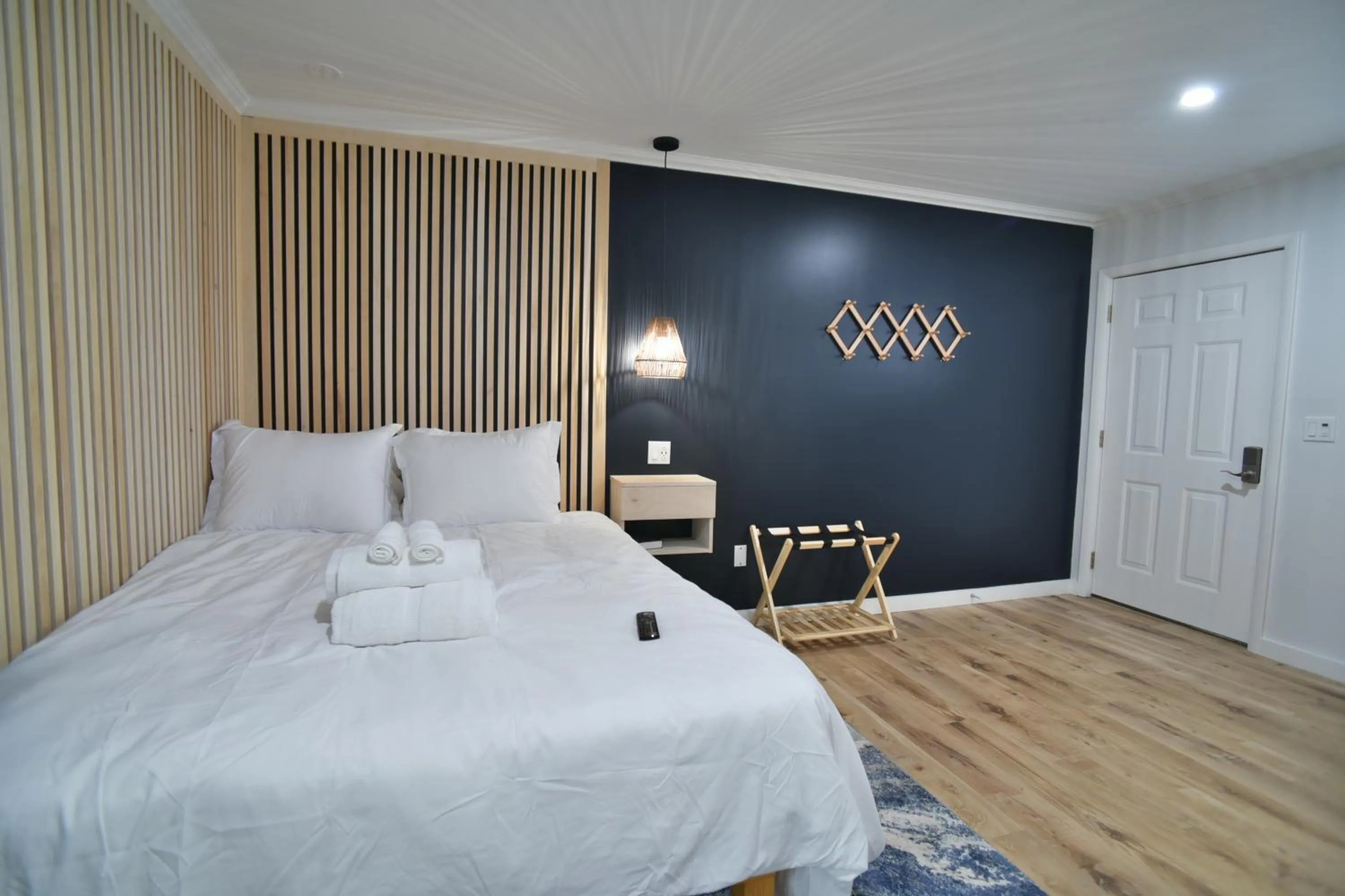 Bed in Showboat Hotel