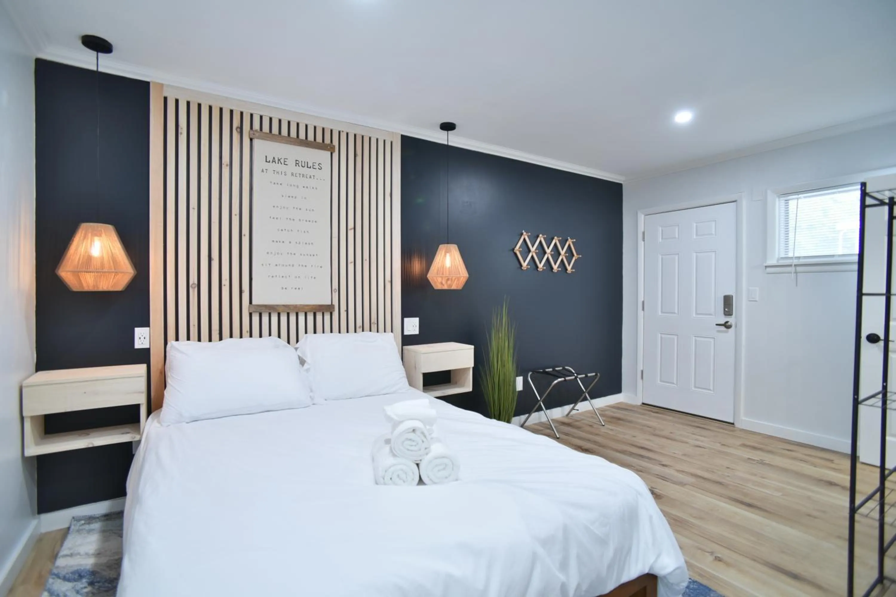 Bed in Showboat Hotel