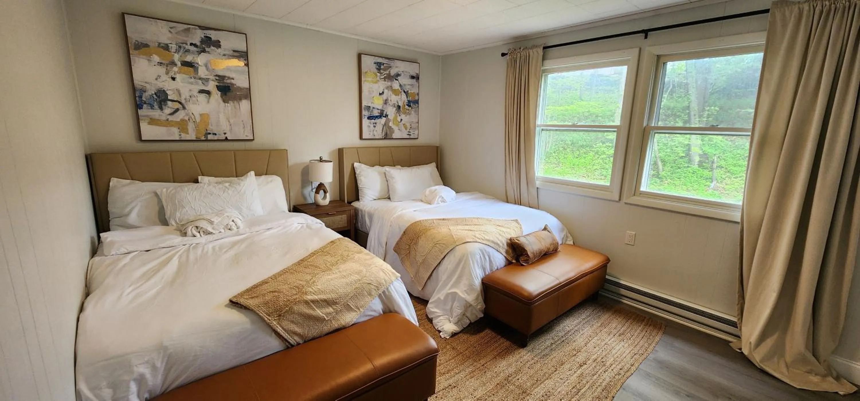 Bed in Showboat Hotel