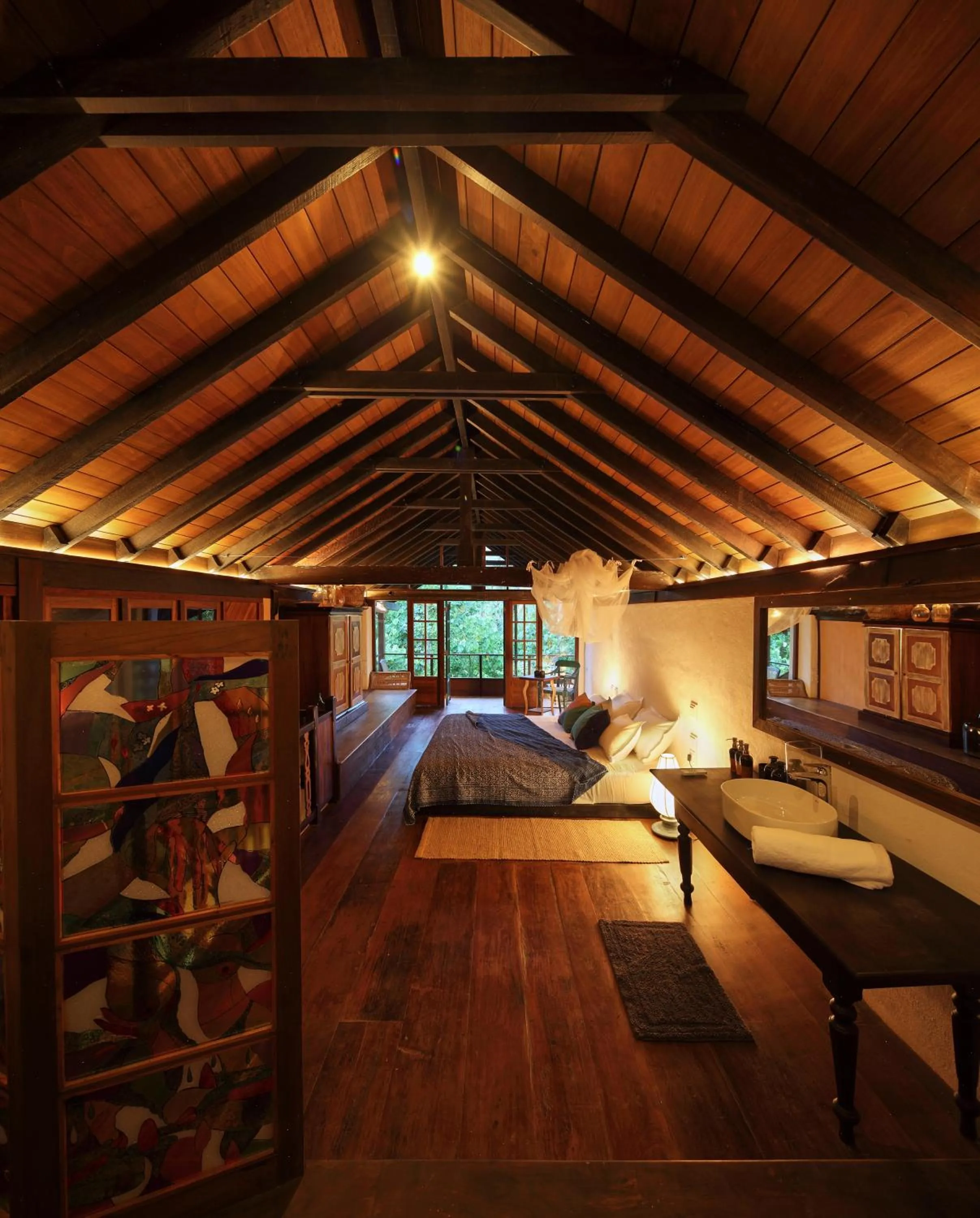 Photo of the whole room, Bed in Sama Retreats - Kosgoda