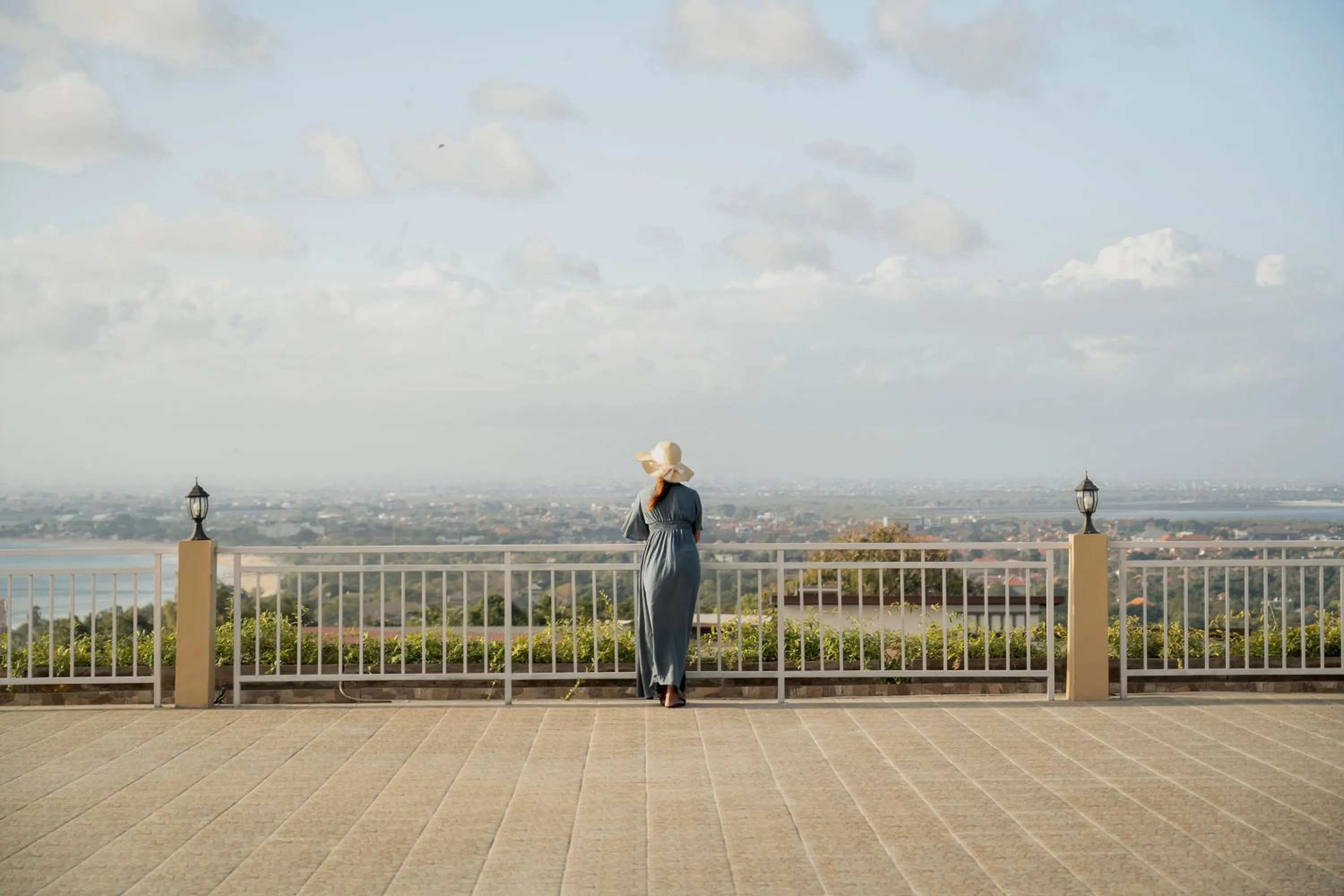 Sea view in The Pandan Sari Hotel
