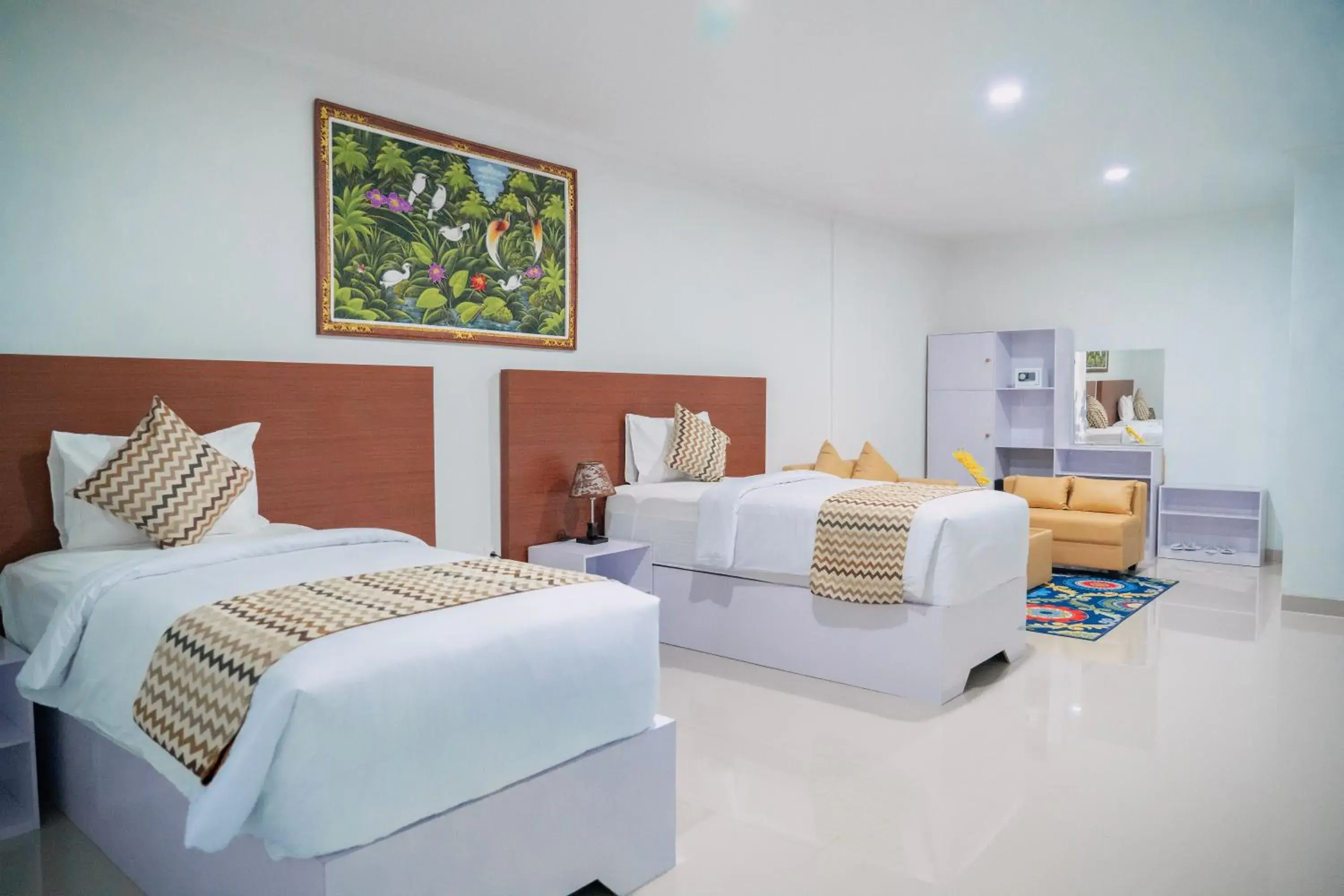 Deluxe Twin Room in The Pandan Sari Hotel Deluxe Twin Room in The Pandan Sari Hotel