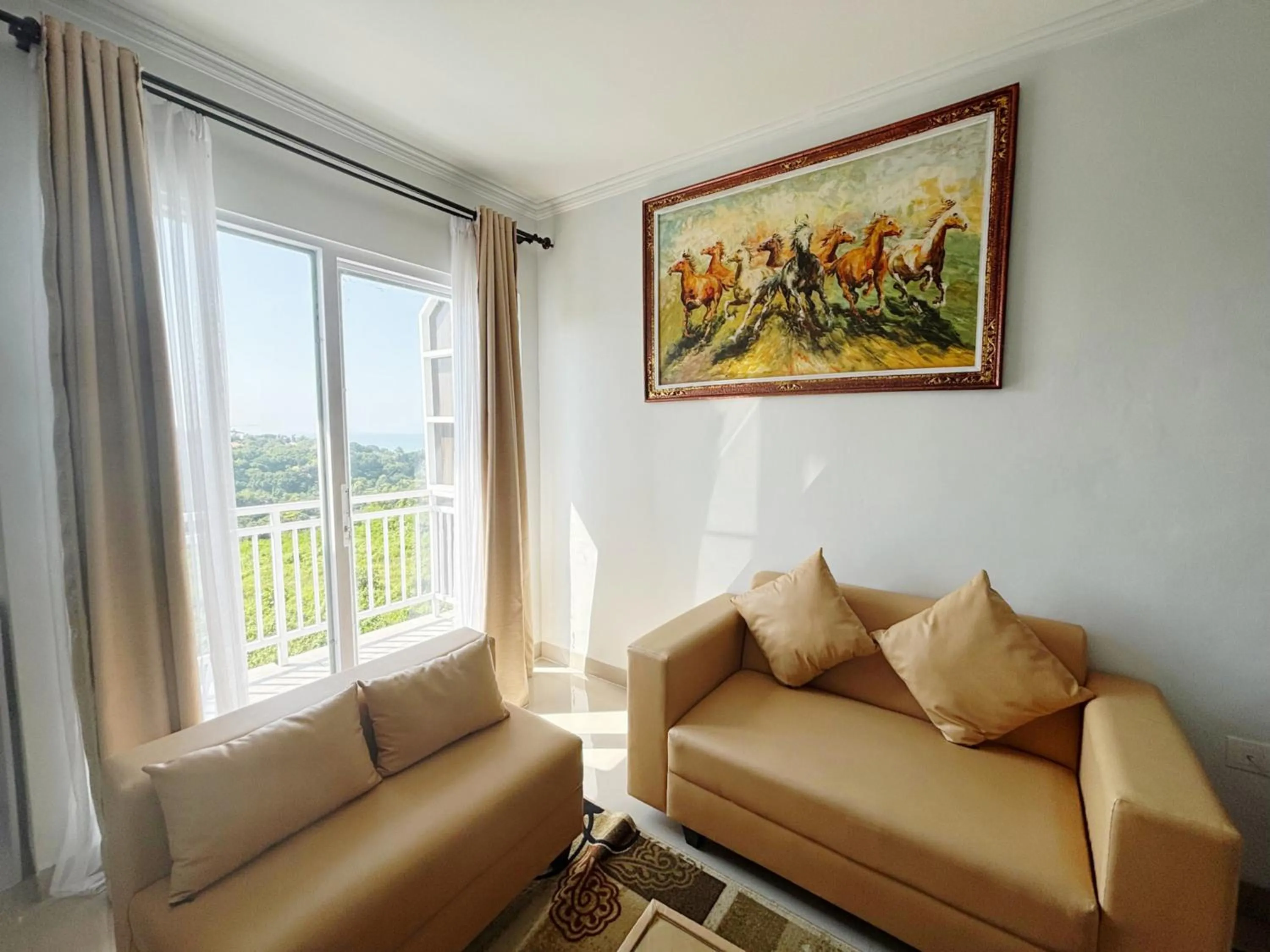 Seating area in The Pandan Sari Hotel