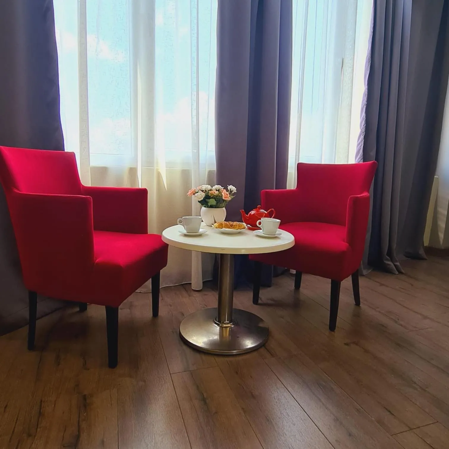 Seating area in Driti Central Hotel