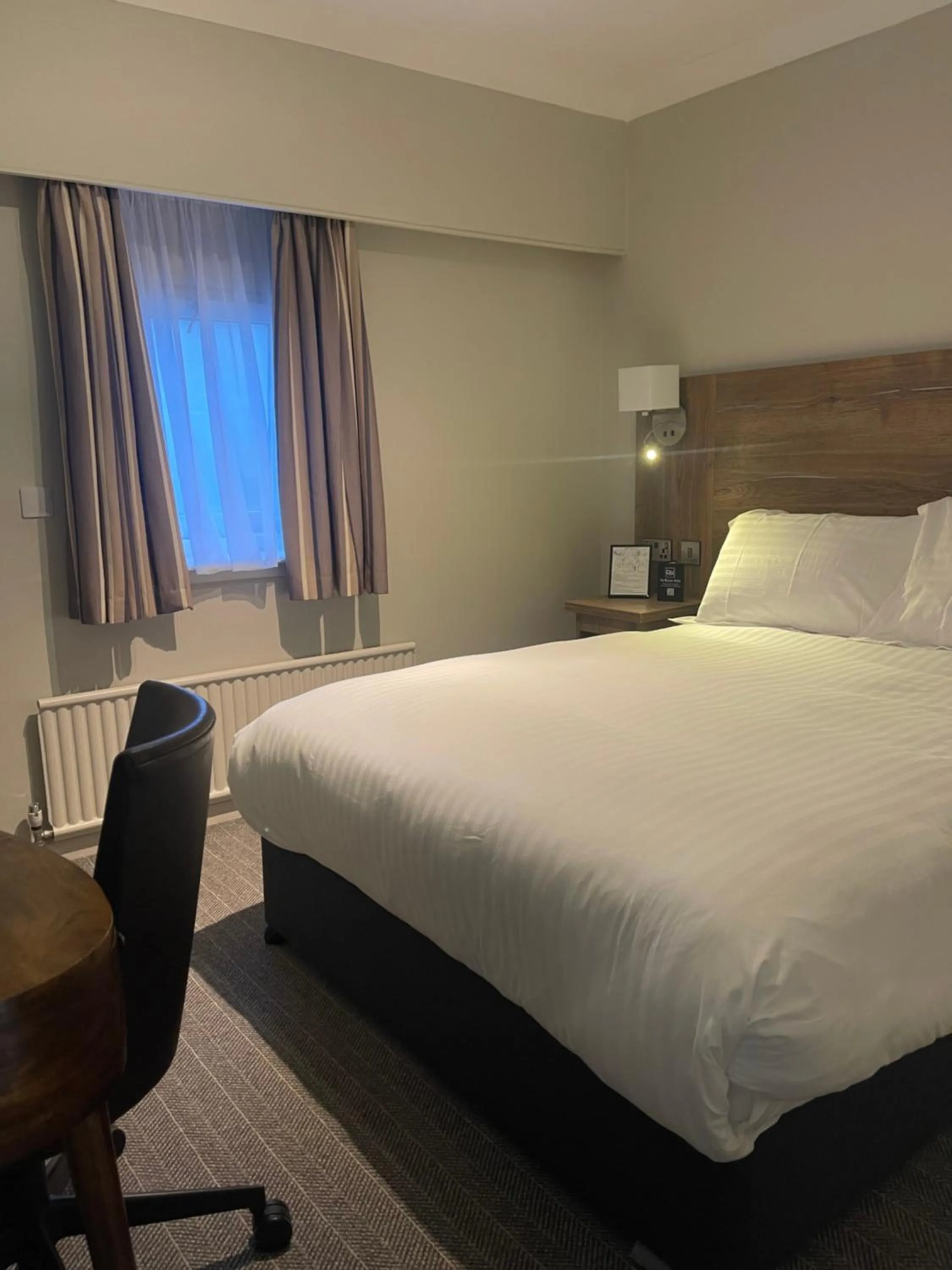 Bed in The Rugby Hotel