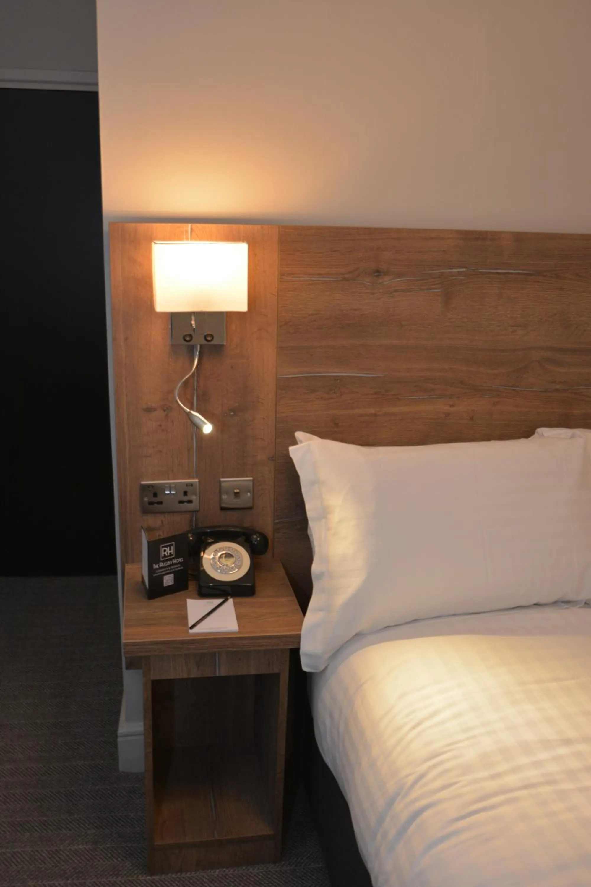 Bed in The Rugby Hotel