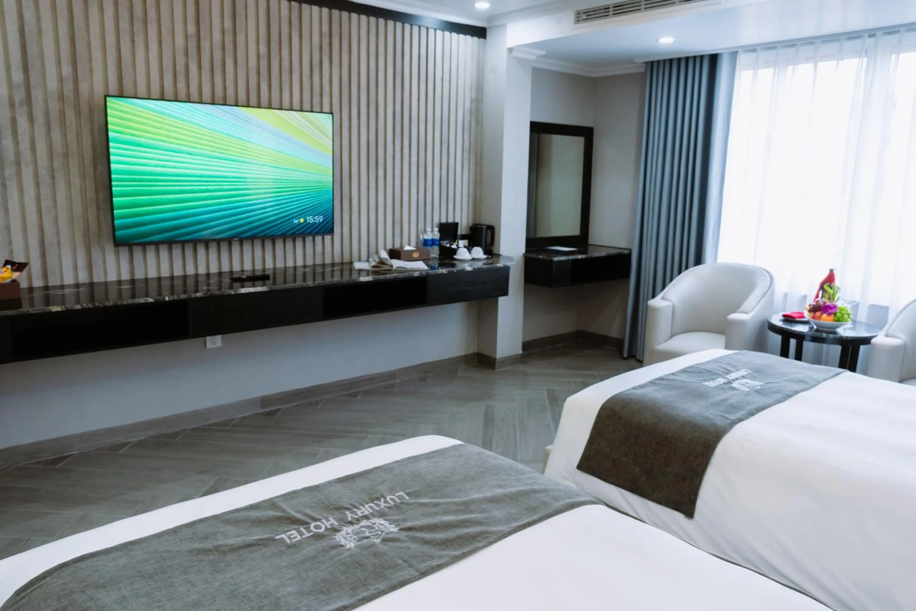 Bed in SC Luxury Hotel