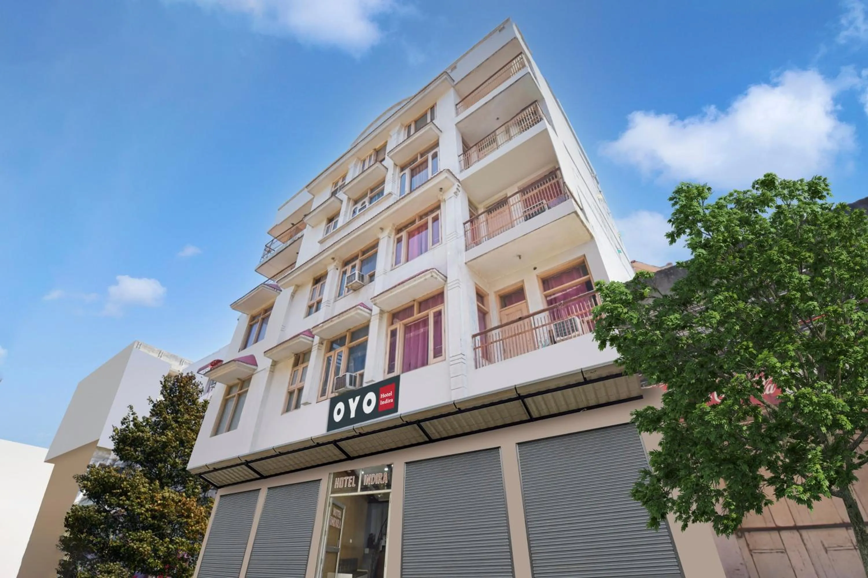 Facade/entrance in Hotel O Indira