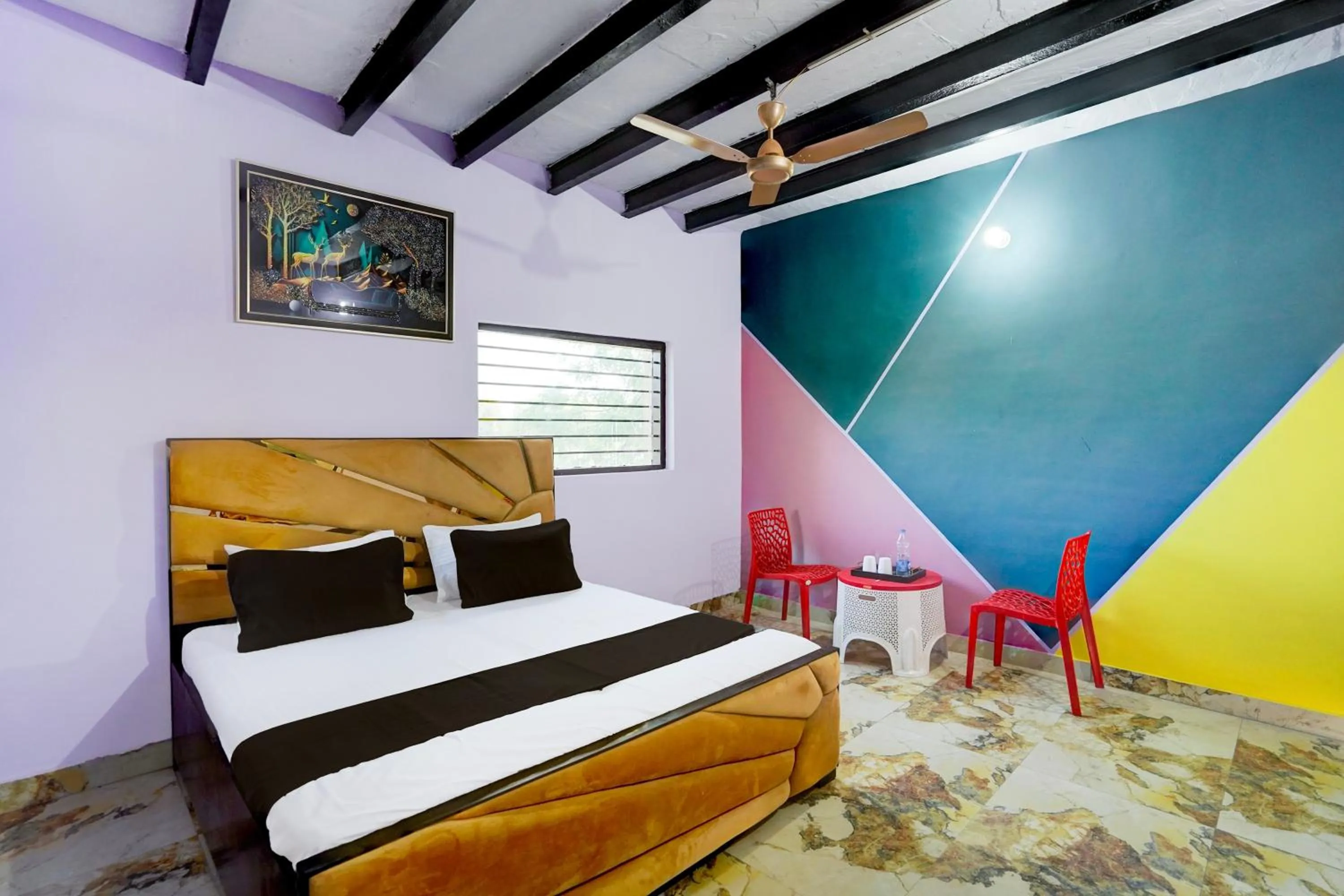 Bedroom in Hotel O YAMUNA RESORT