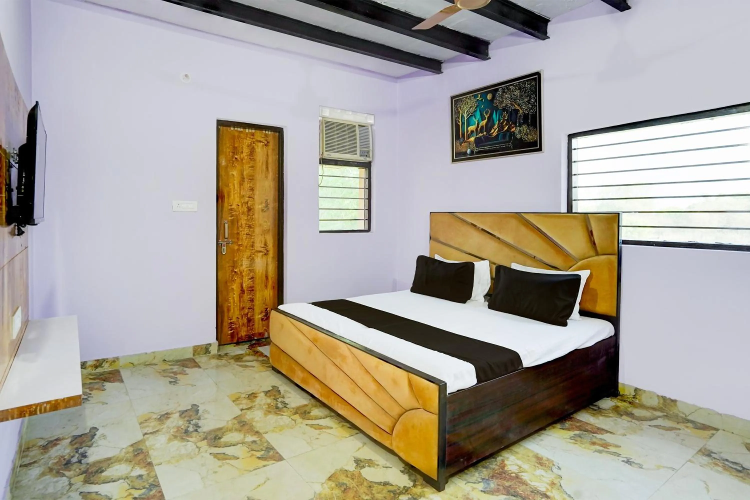 Bedroom in Hotel O YAMUNA RESORT