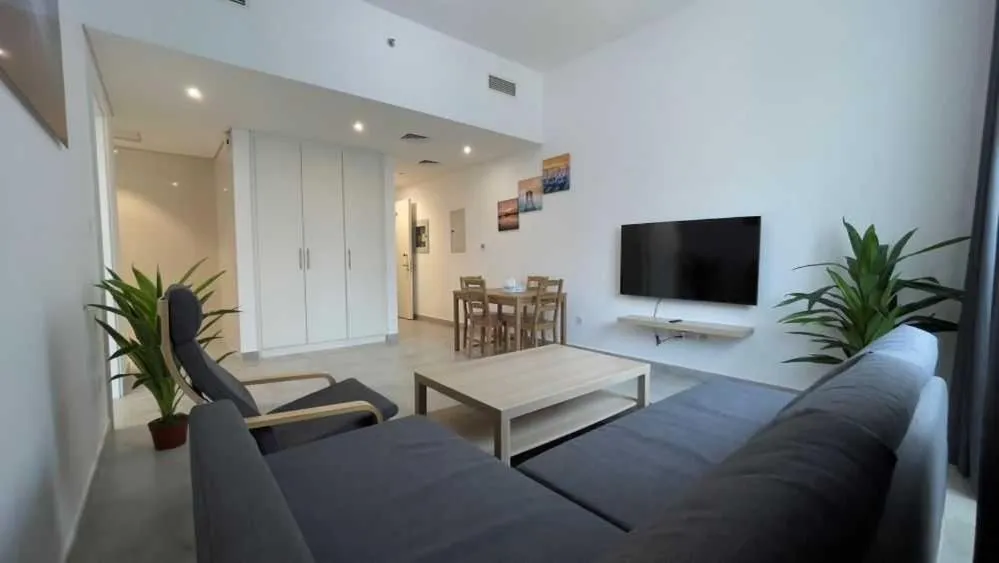 Lobby or reception in City View Furnished Apartment in Palette Tower in Tourist Club Area